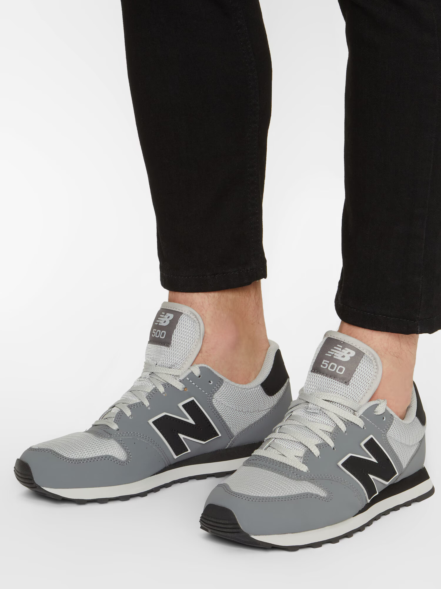 new balance Nízke tenisky sivá / svetlosivá / čierna - Pepit.sk