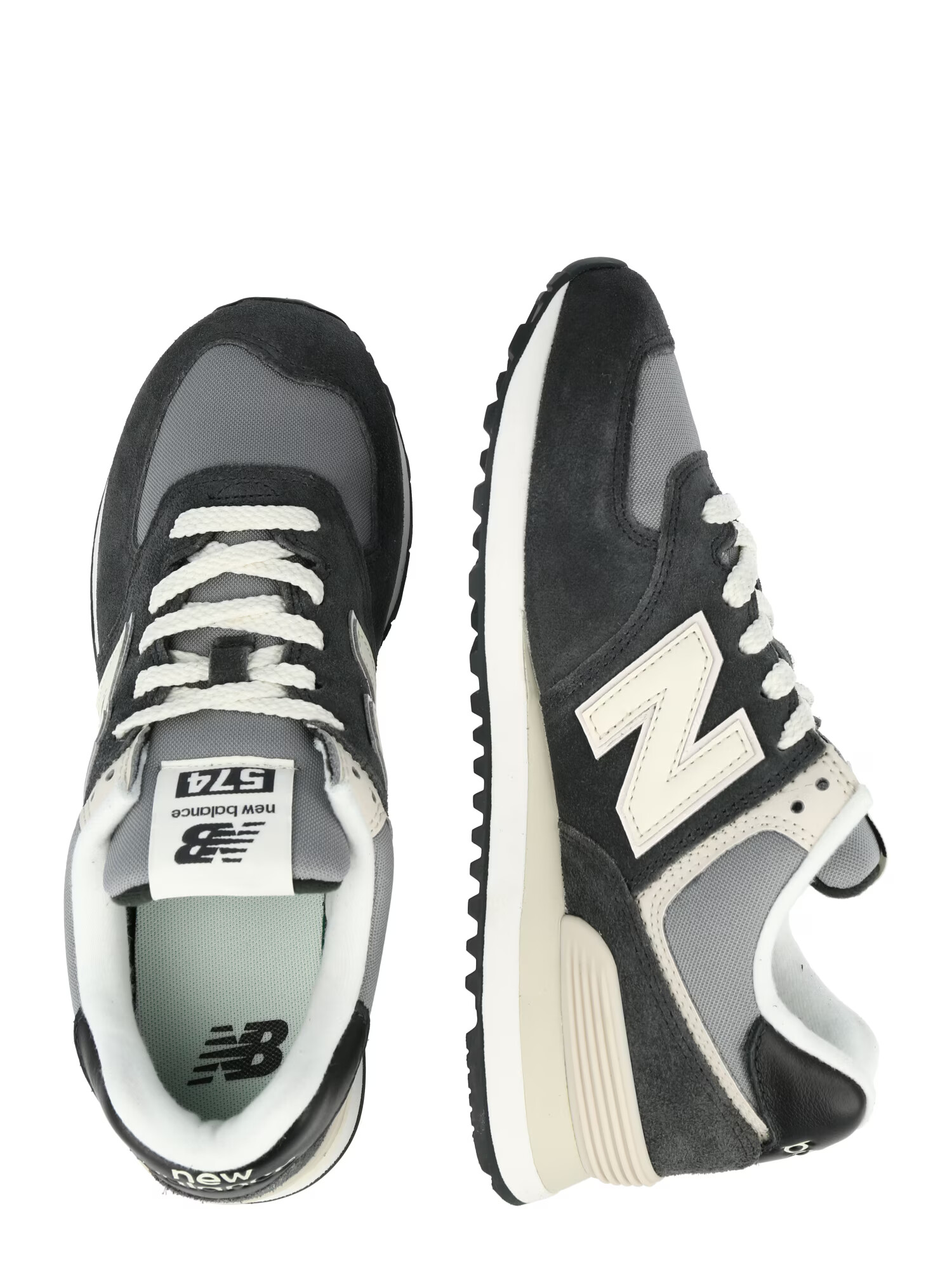 new balance Nízke tenisky '574' sivá / čierna / biela - Pepit.sk