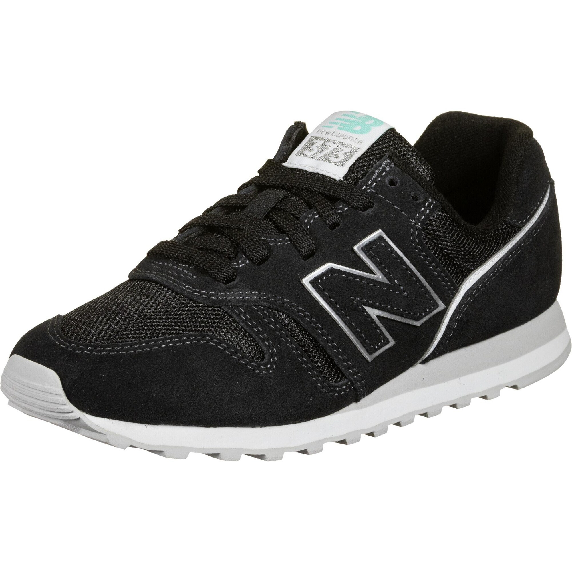 new balance Nízke tenisky sivá / mätová / čierna / biela - Pepit.sk