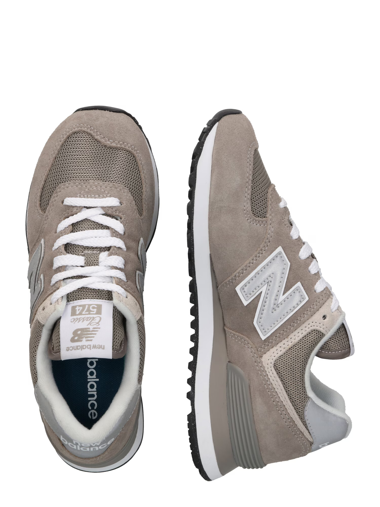 new balance Nízke tenisky '574' sivá / tmavošedá / biela - Pepit.sk