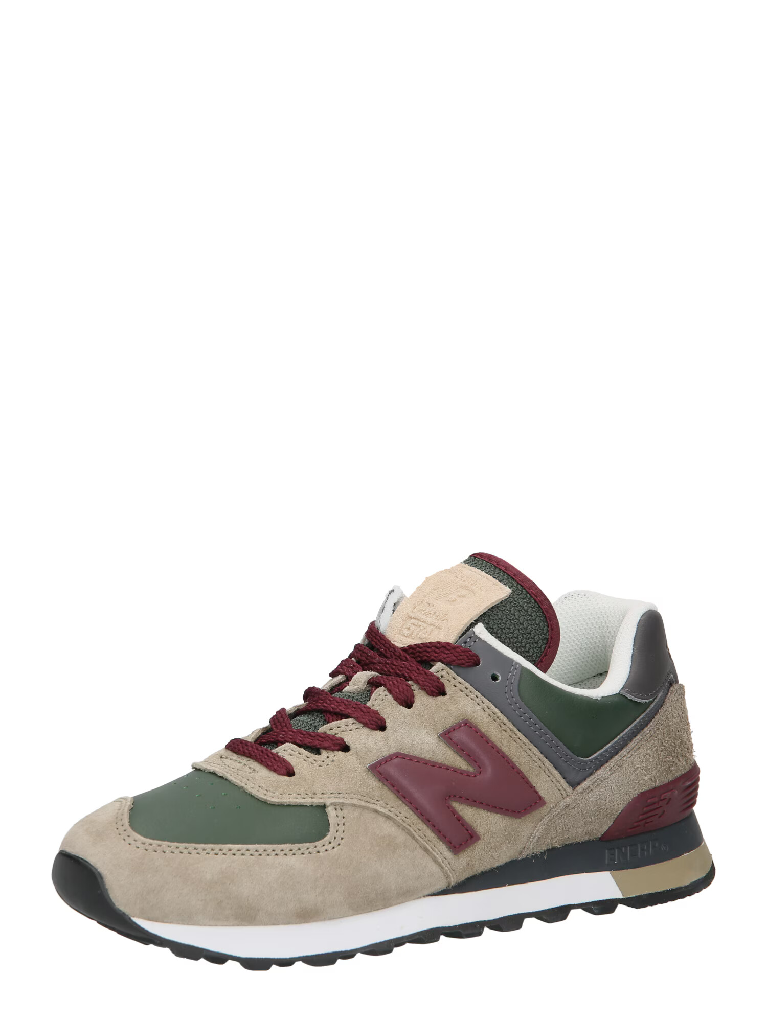 new balance Nízke tenisky kamenná / tmavozelená / burgundská / biela - Pepit.sk