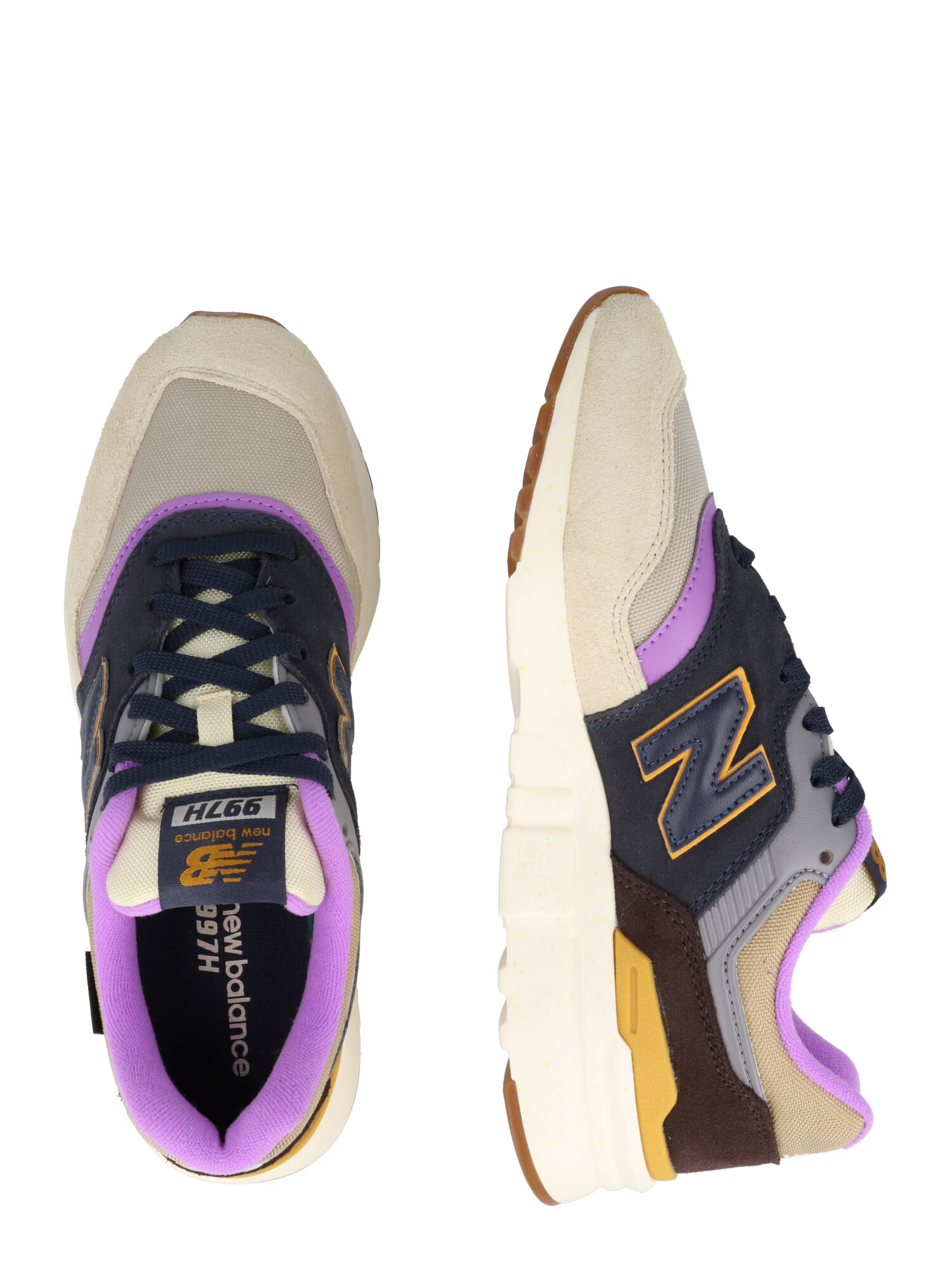 new balance Nízke tenisky '997' béžová / námornícka modrá / fialová / oranžová - Pepit.sk