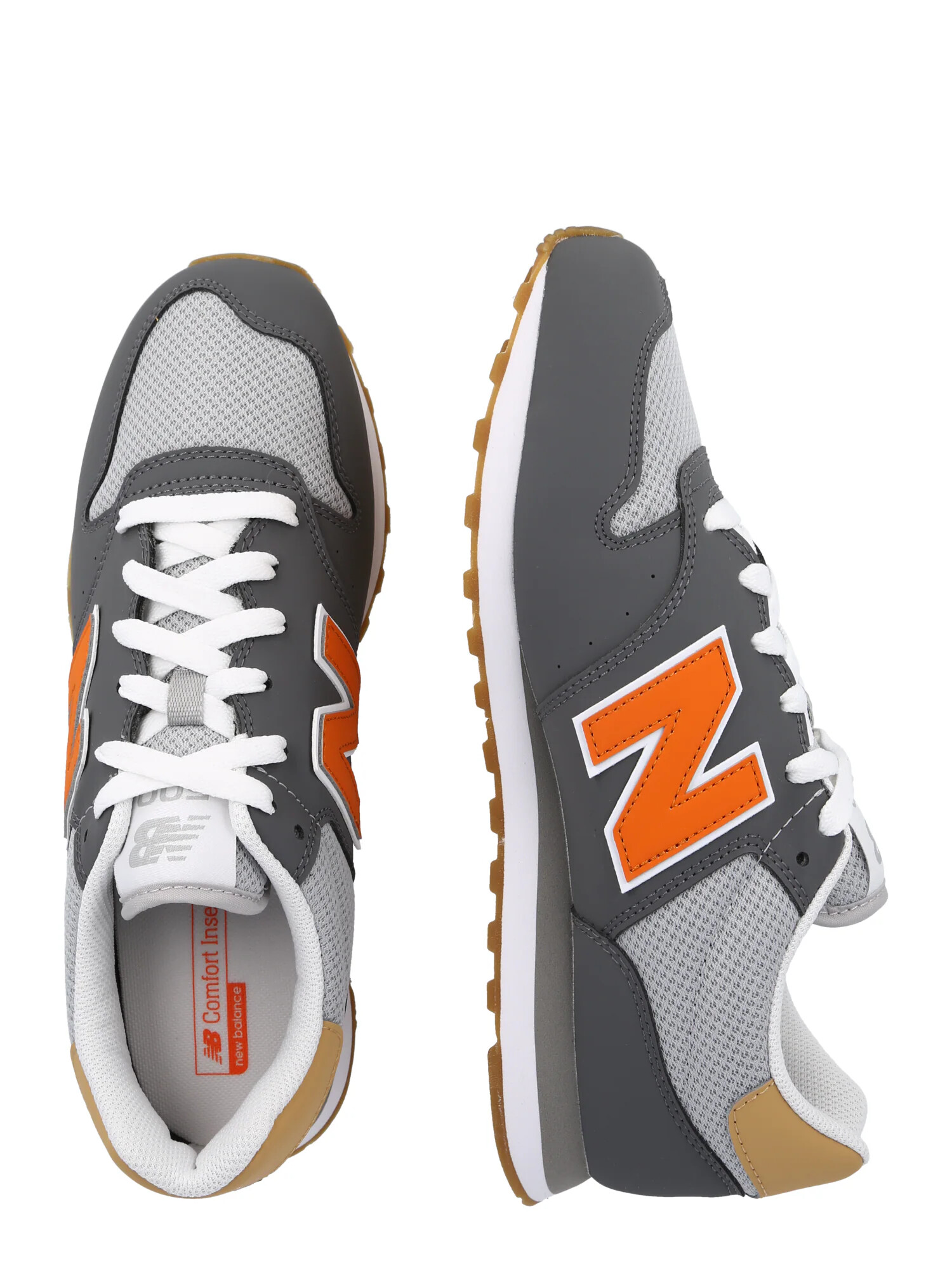 new balance Nízke tenisky svetlohnedá / sivá / tmavosivá / oranžová - Pepit.sk