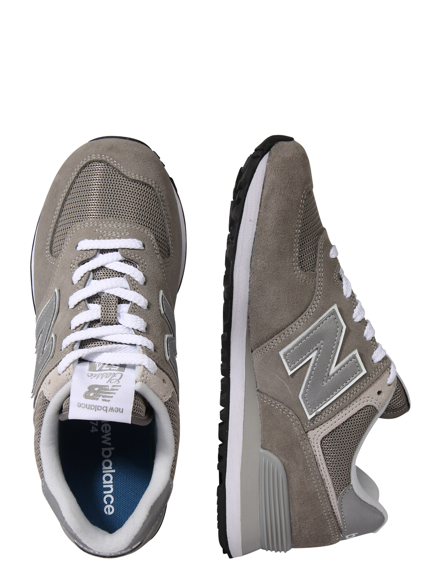 new balance Nízke tenisky tmavošedá / svetlosivá / strieborná / biela - Pepit.sk