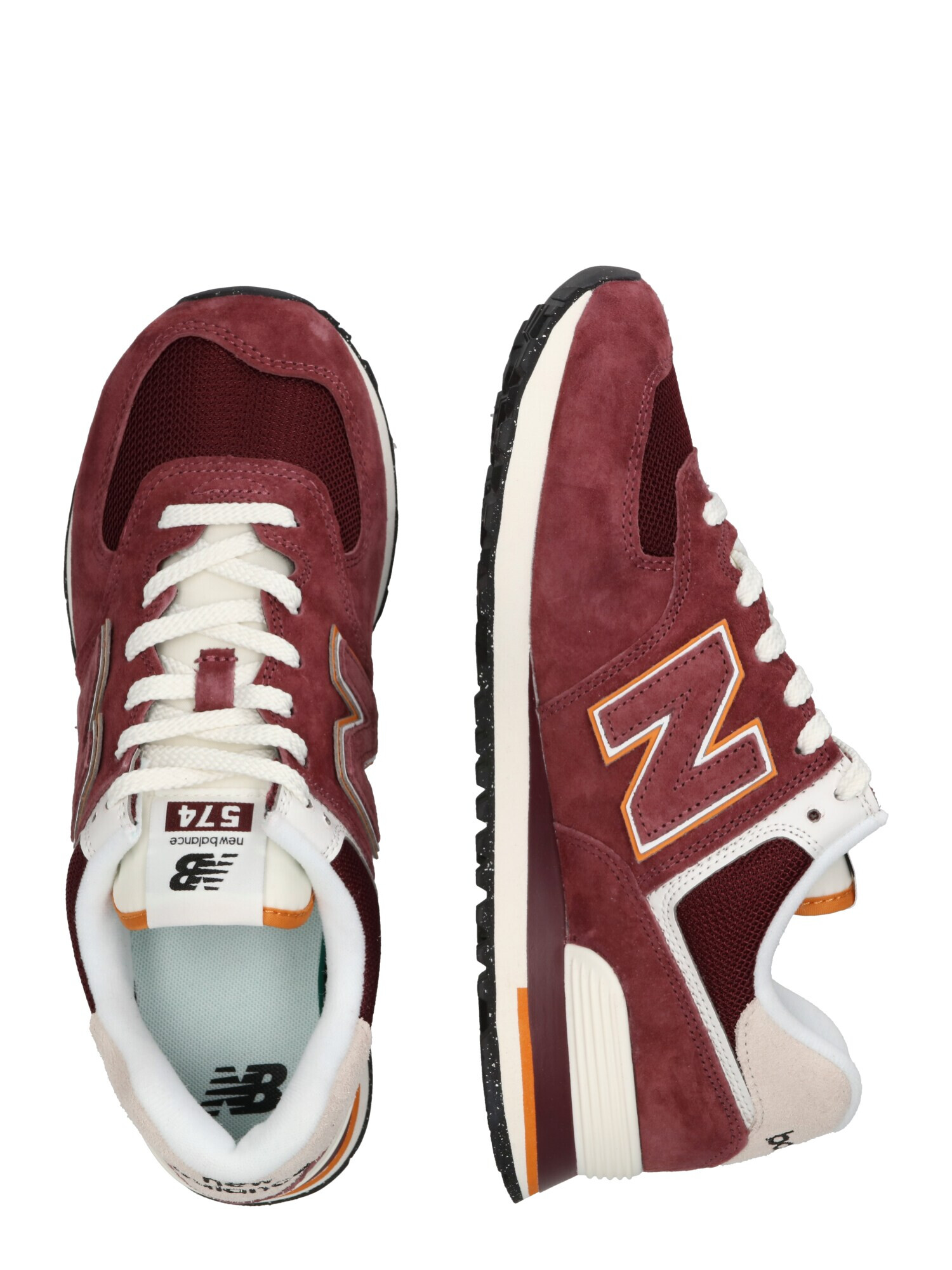 new balance Nízke tenisky '574' tmelová / zlatá žltá / pastelovo červená / biela - Pepit.sk