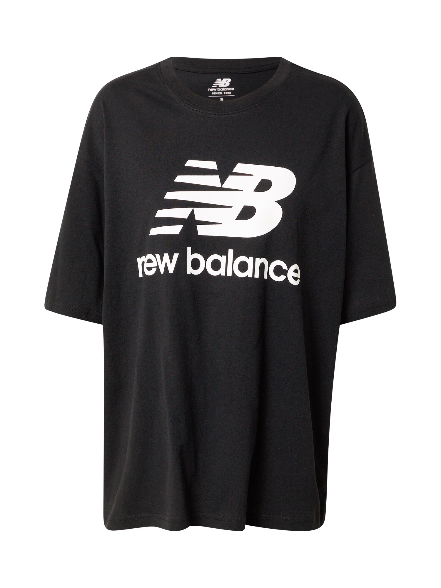 new balance Tričko 'Essentials' čierna / biela - Pepit.sk