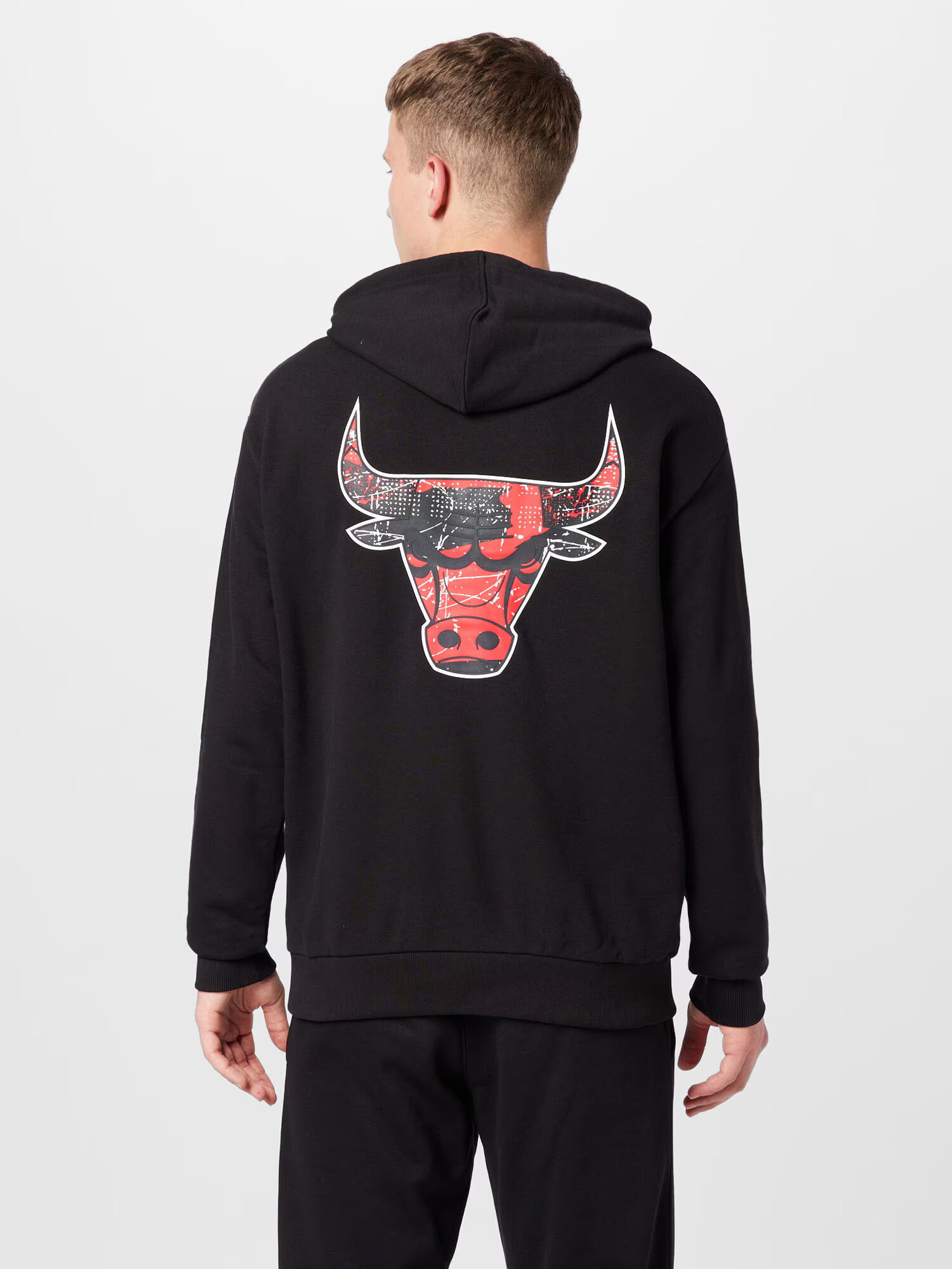 NEW ERA Mikina 'Chicago Bulls' červená / čierna - Pepit.sk