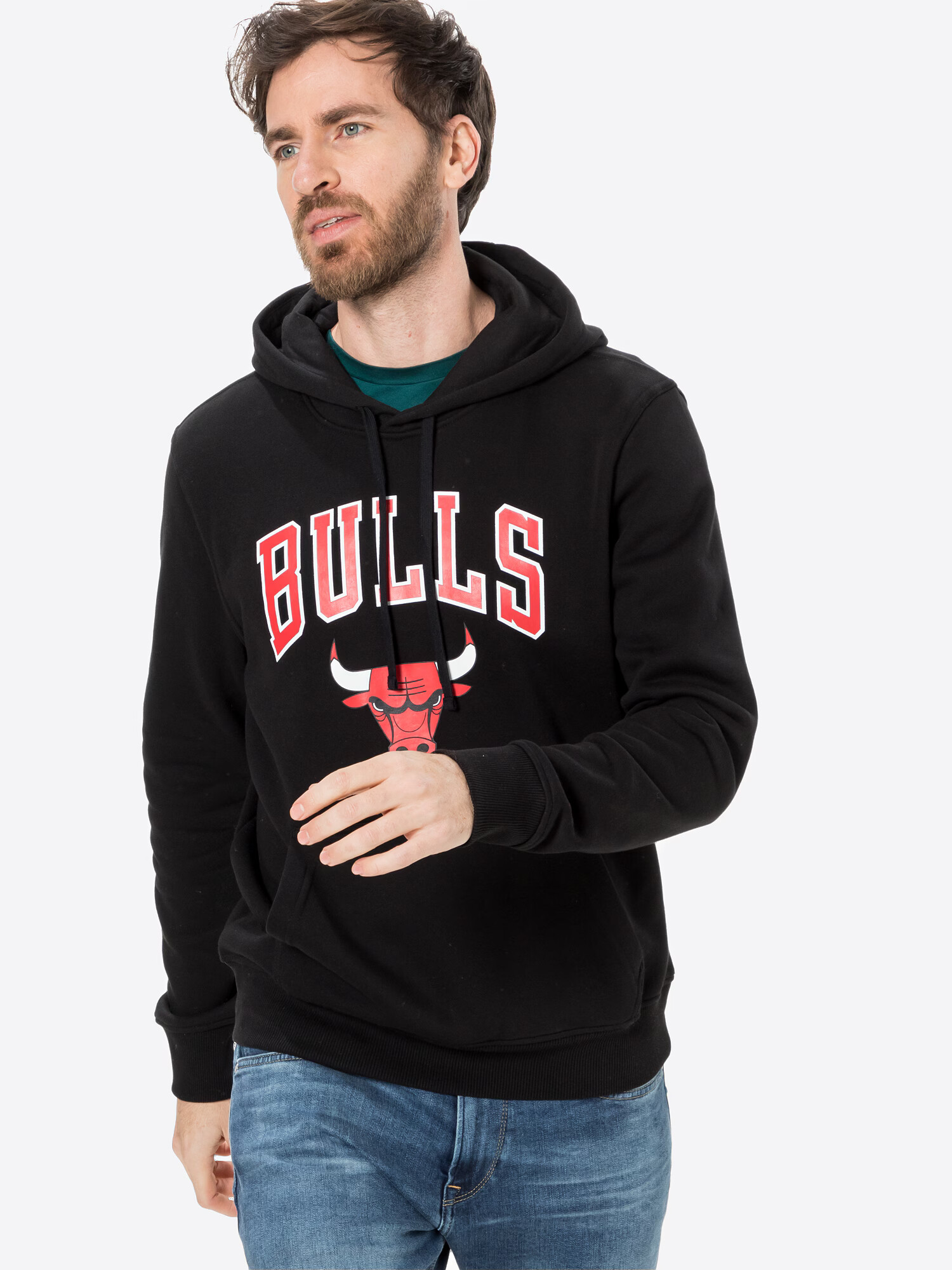 NEW ERA Sveter 'Chicago Bulls' svetločervená / čierna / biela - Pepit.sk