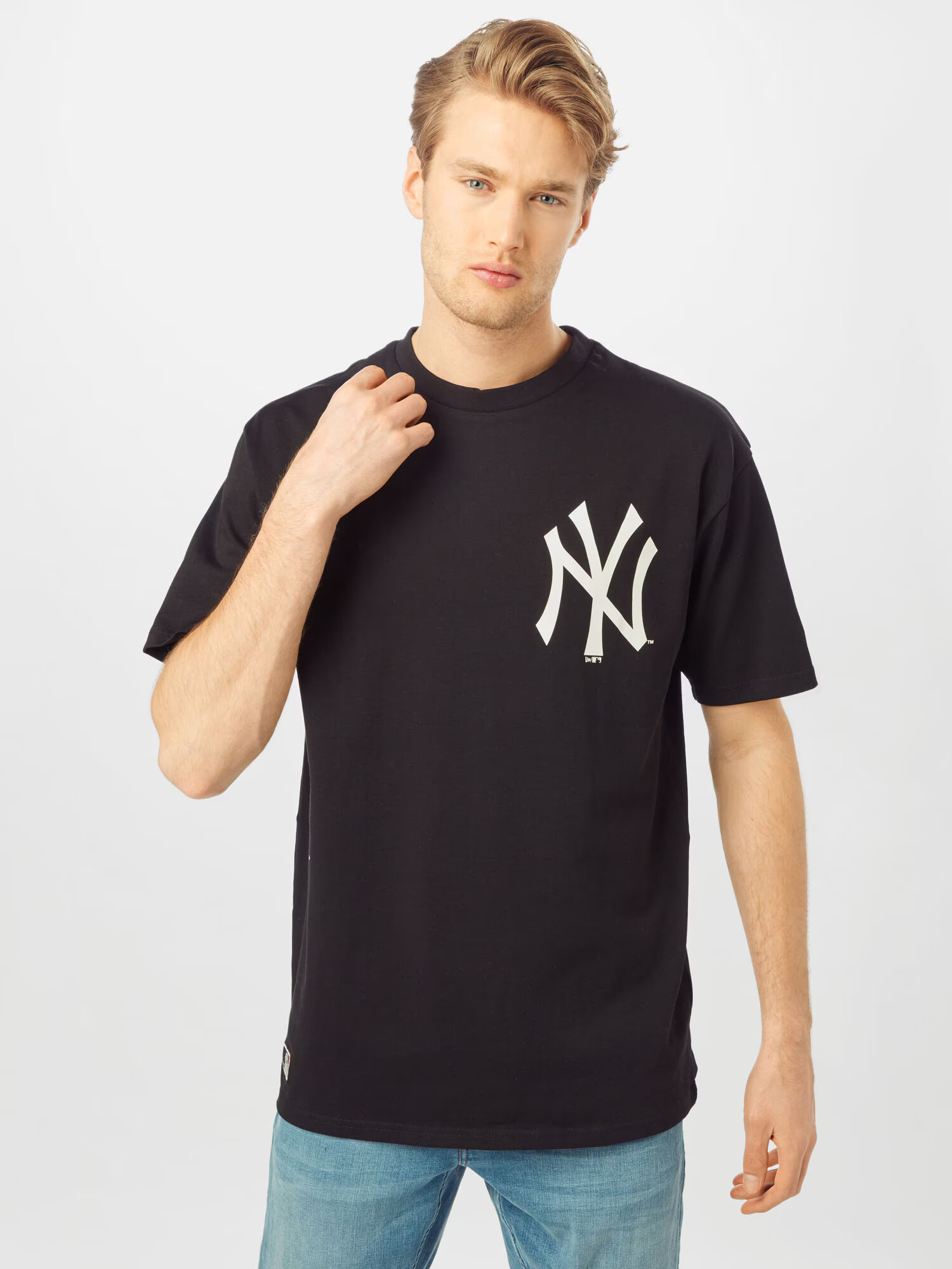 NEW ERA Tričko 'MLB New York Yankees' čierna / biela - Pepit.sk