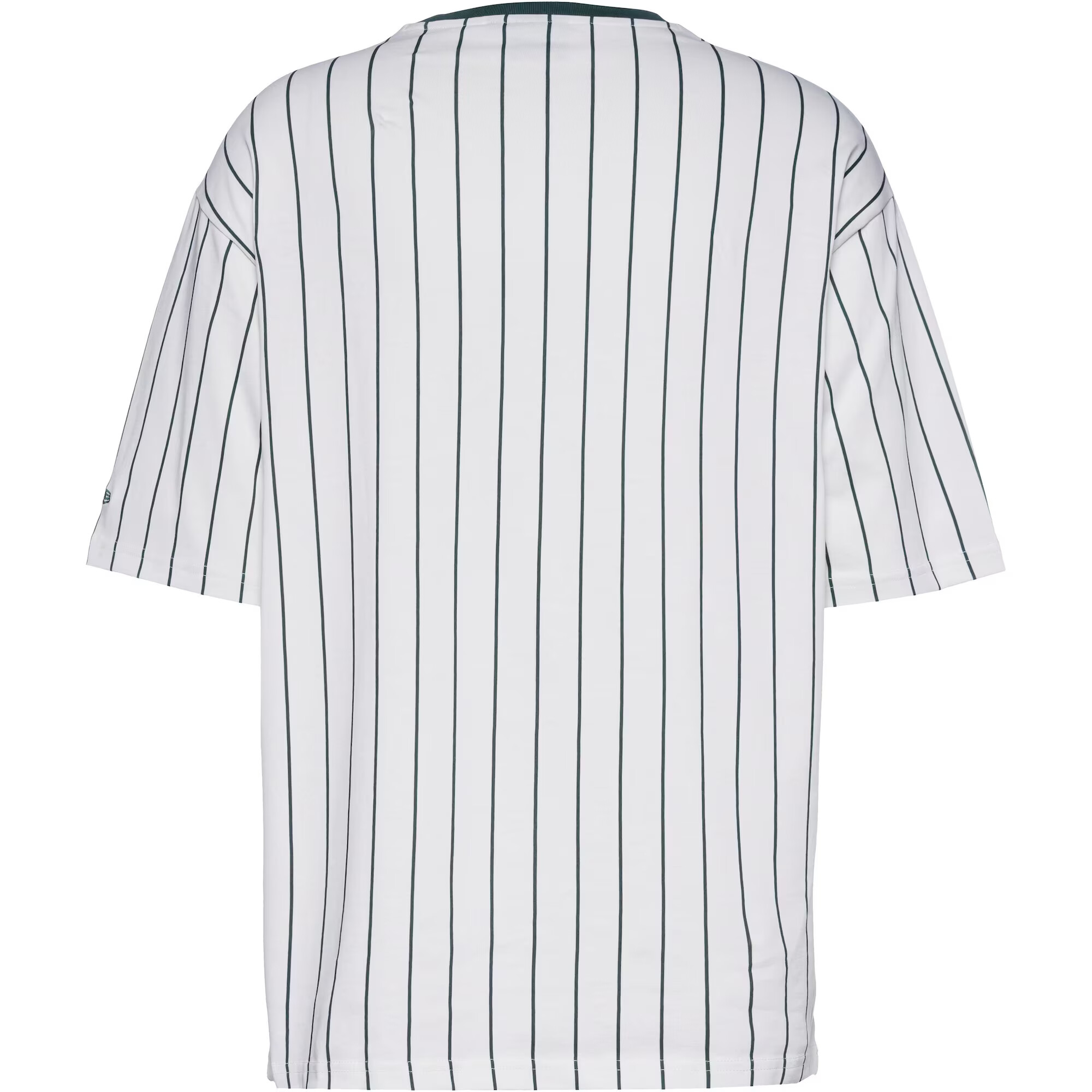 NEW ERA Tričko 'Pinstripe Oversize' zelená / biela - Pepit.sk