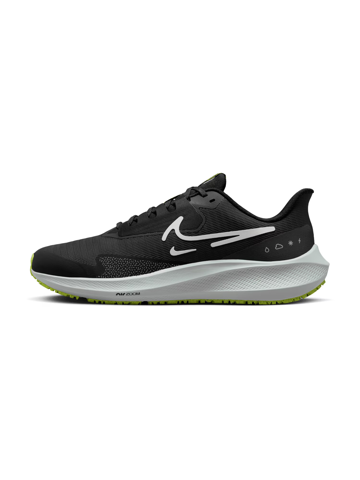 NIKE Nízke tenisky 'Air Zoom Pegasus 39 Shield' limetová / čierna / biela - Pepit.sk