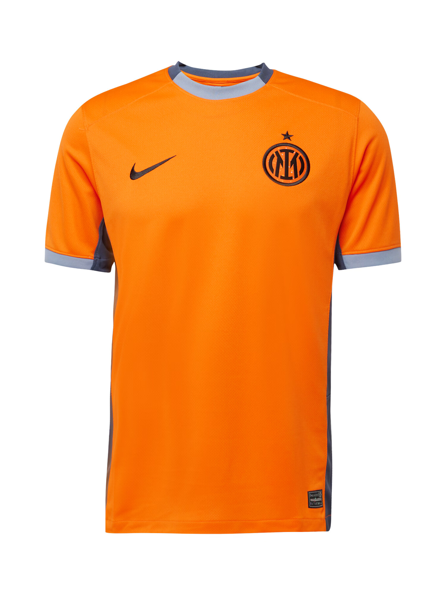 NIKE Funkčné tričko 'INTER' svetlosivá / oranžová / čierna - Pepit.sk