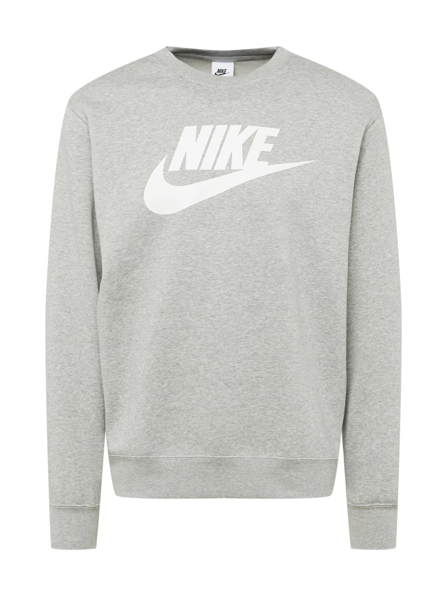 Nike Sportswear Športová mikina 'Club' sivá melírovaná / biela - Pepit.sk