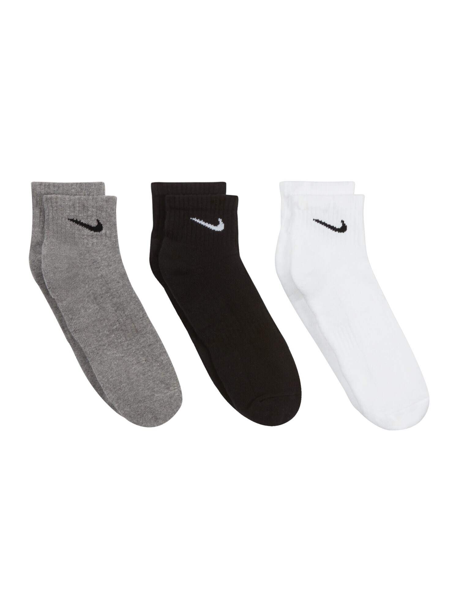 NIKE Ponožky 'EVERYDAY CUSH' sivá melírovaná / čierna / biela - Pepit.sk