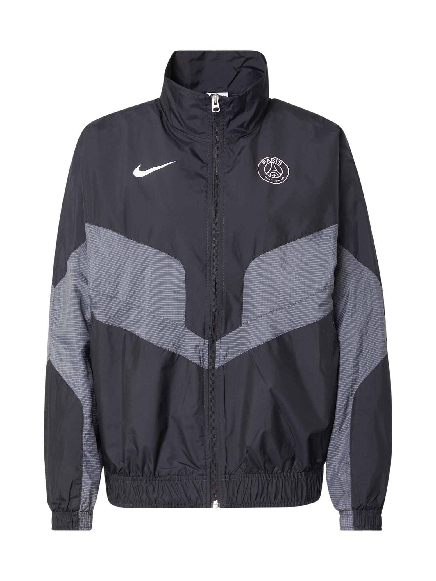 NIKE Športová bunda 'Paris St.-Germain' sivá / čierna / biela - Pepit.sk