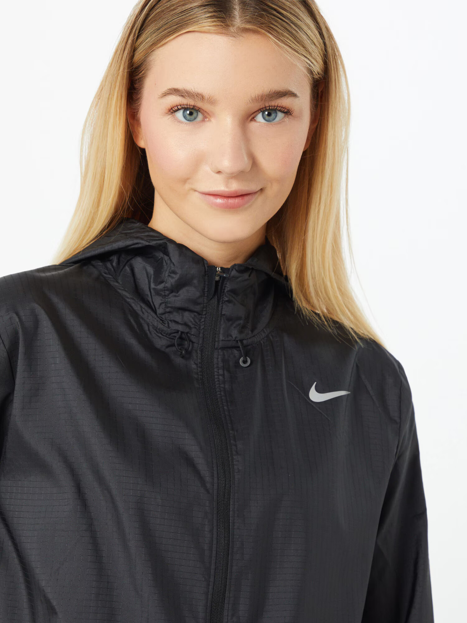 NIKE Športová bunda 'Essential' čierna / biela - Pepit.sk