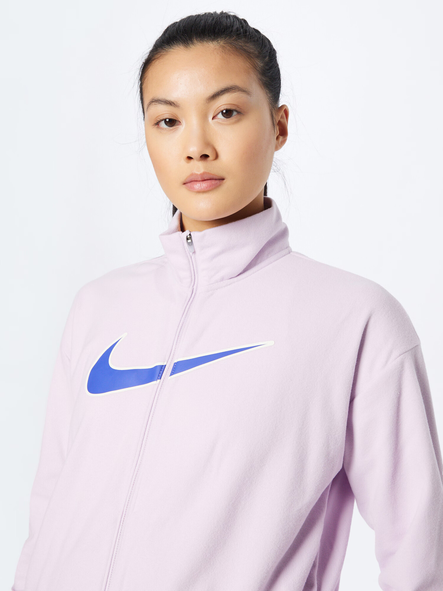 NIKE Športová bunda 'SWOOSH' zafírová / ružová / biela - Pepit.sk