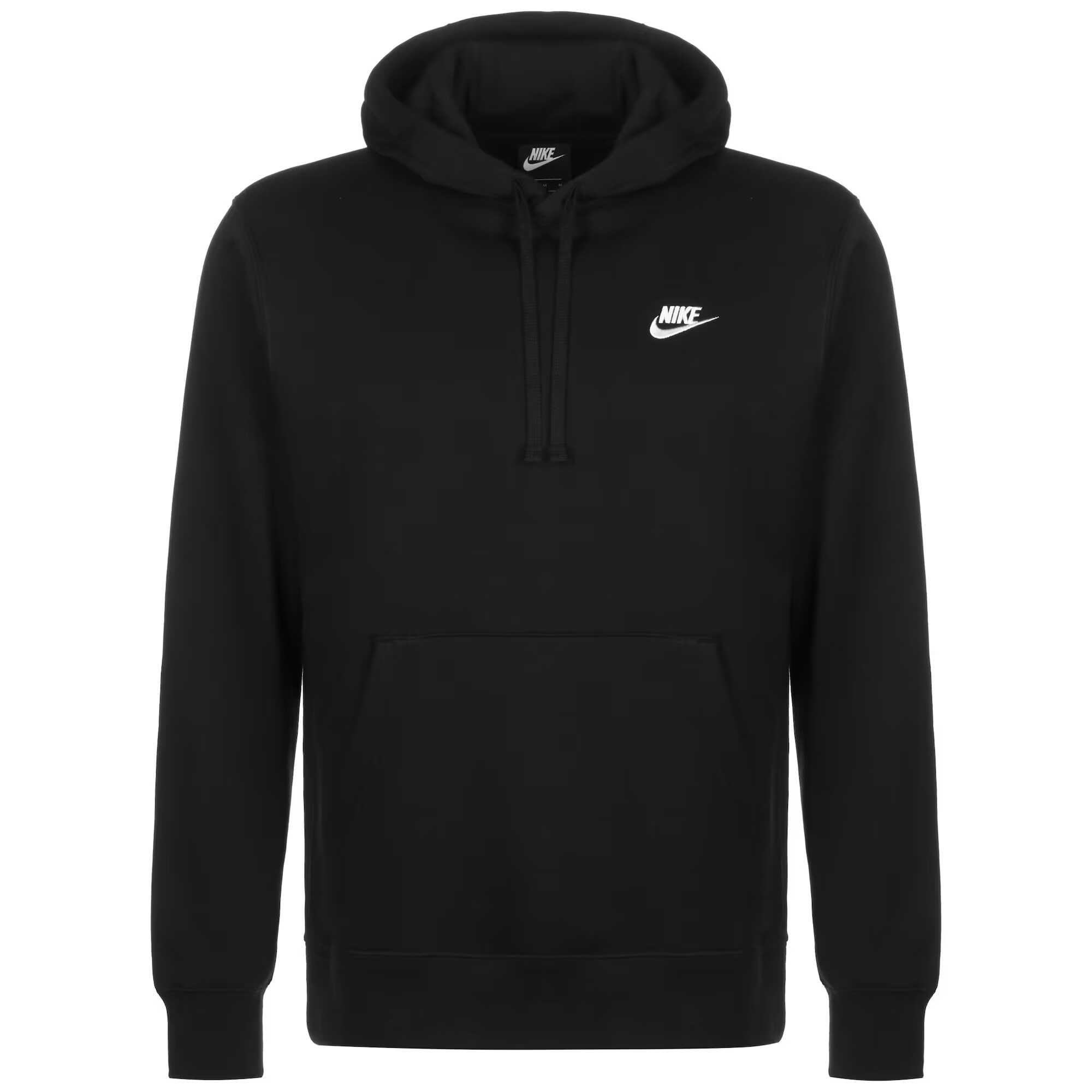 Nike Sportswear Mikina 'Club Fleece' čierna / biela - Pepit.sk