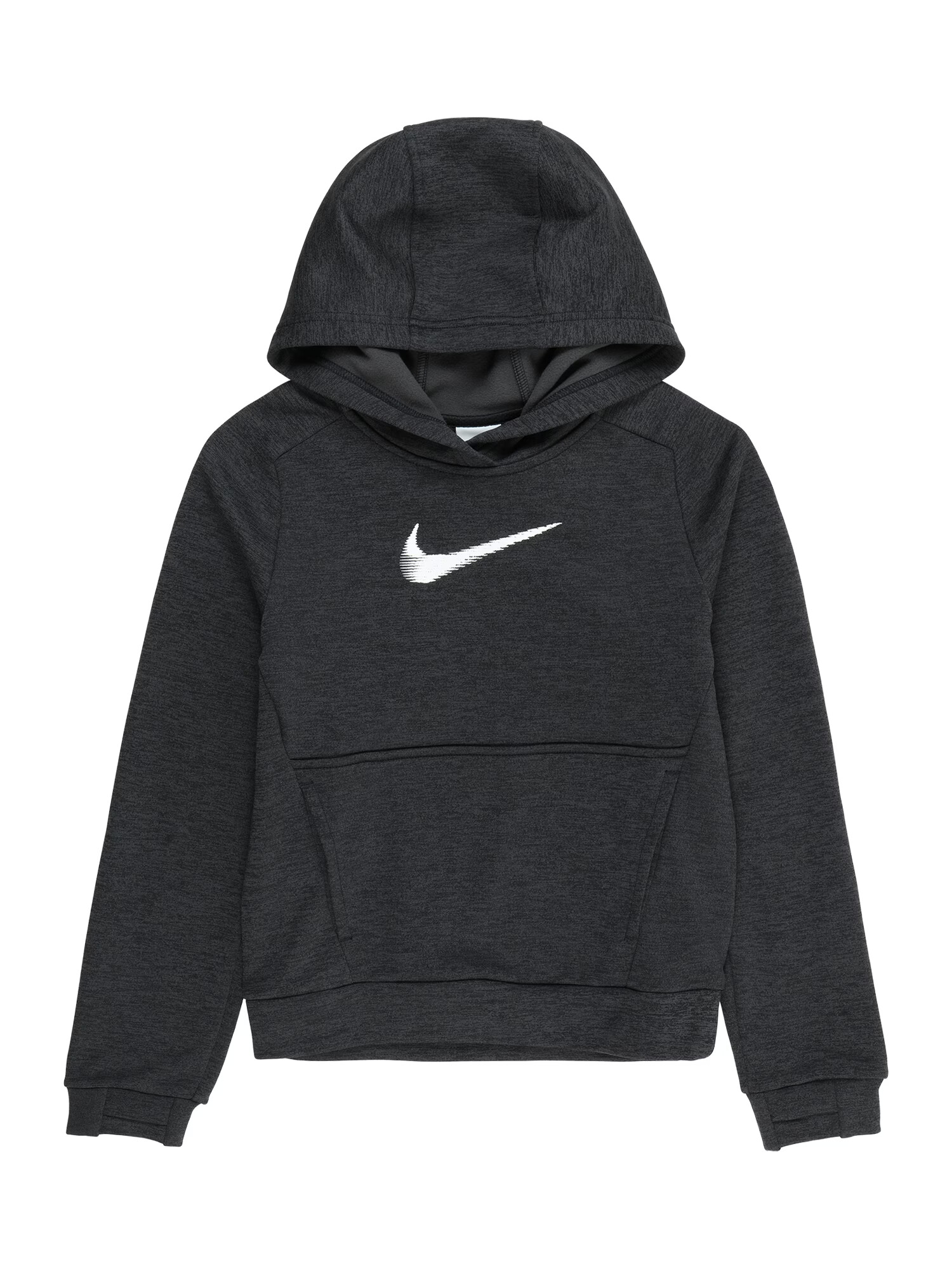 NIKE Športová mikina čierna melírovaná / biela - Pepit.sk