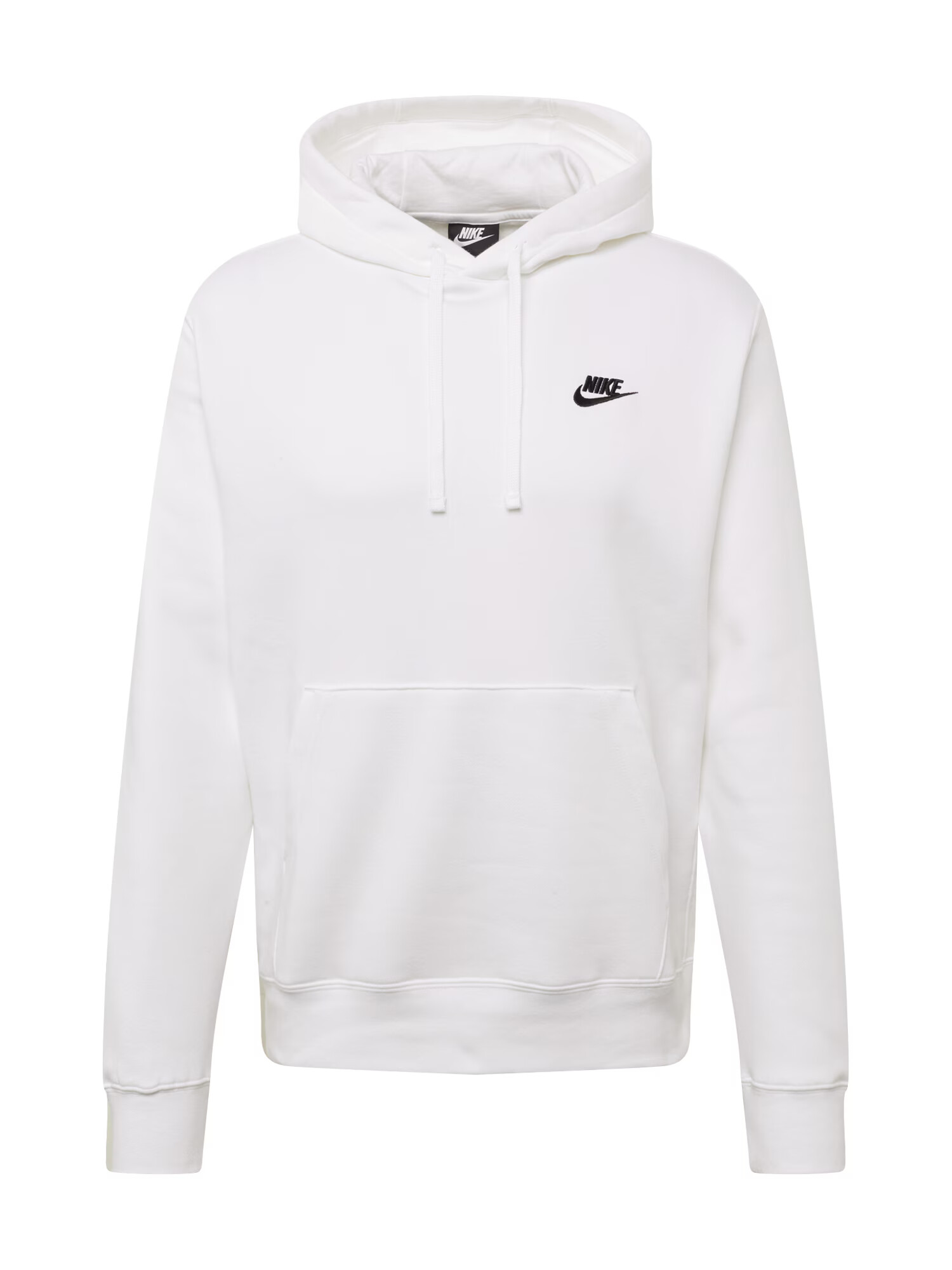 Nike Sportswear Mikina 'Club Fleece' čierna / biela - Pepit.sk