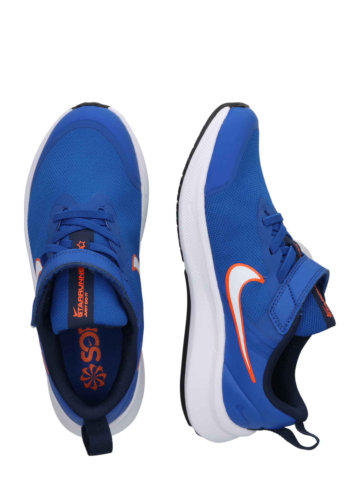 NIKE Športová obuv 'Star Runner 3' kráľovská modrá / oranžová / biela - Pepit.sk