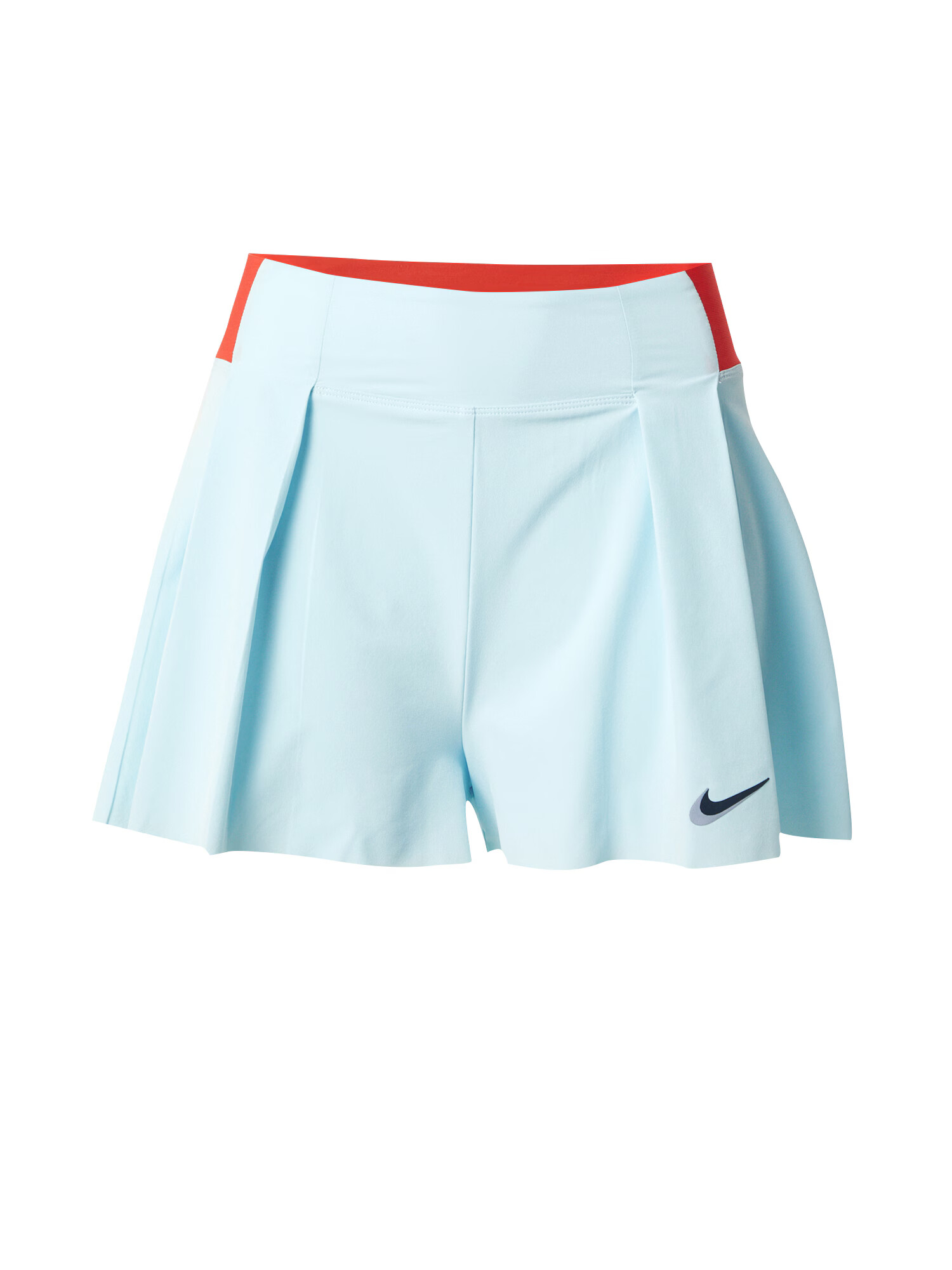 NIKE Športové nohavice svetlomodrá / oranžová / čierna / strieborná - Pepit.sk