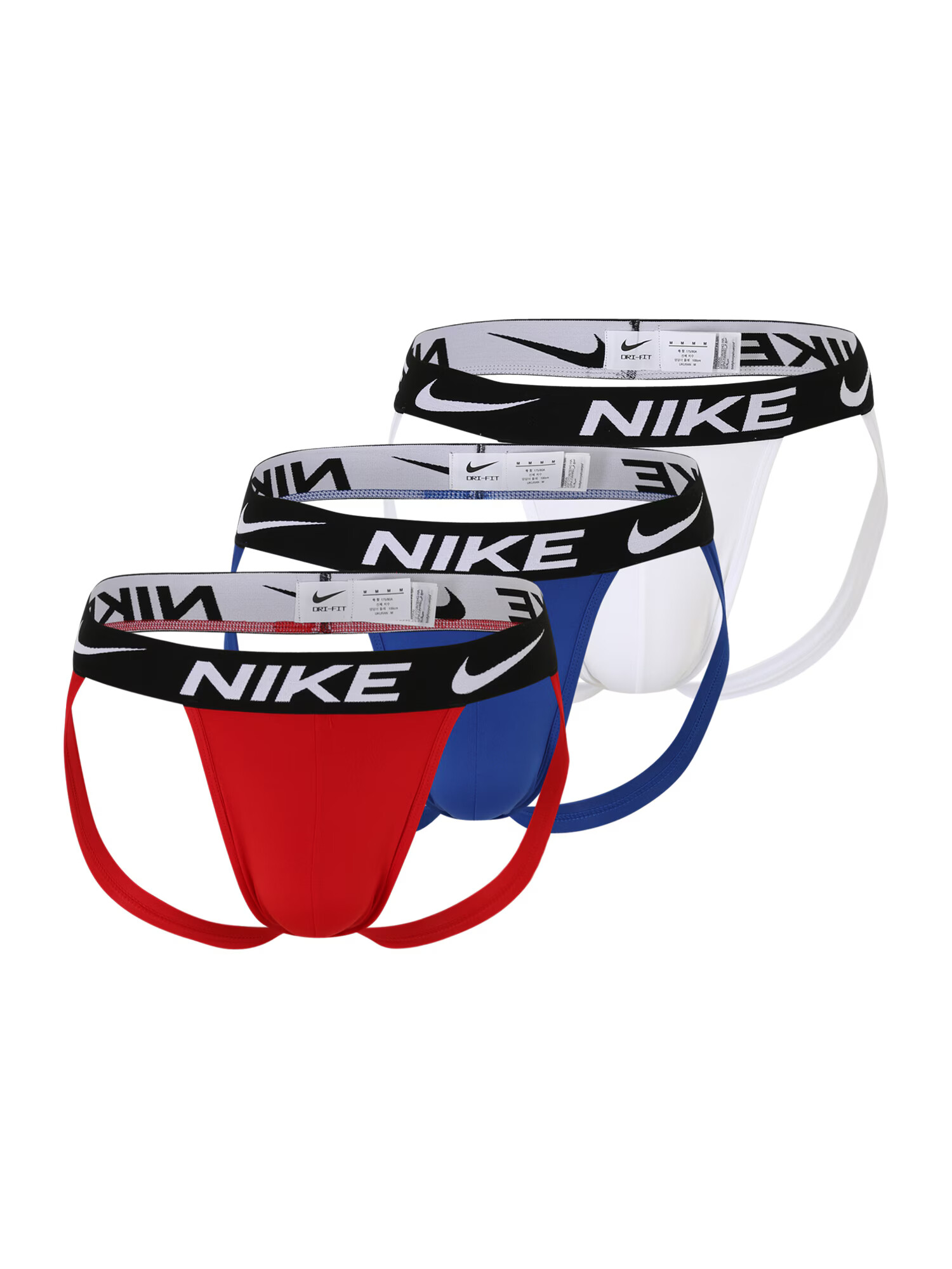 NIKE Športové nohavičky 'JOCK STRAP' modrá / červená / čierna / biela - Pepit.sk