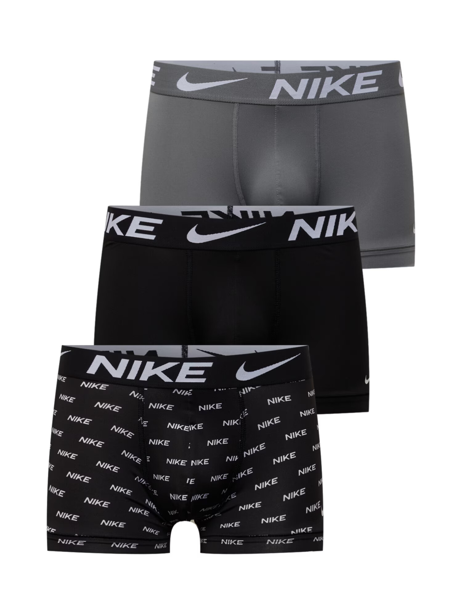 NIKE Športové nohavičky sivá / čierna / biela - Pepit.sk