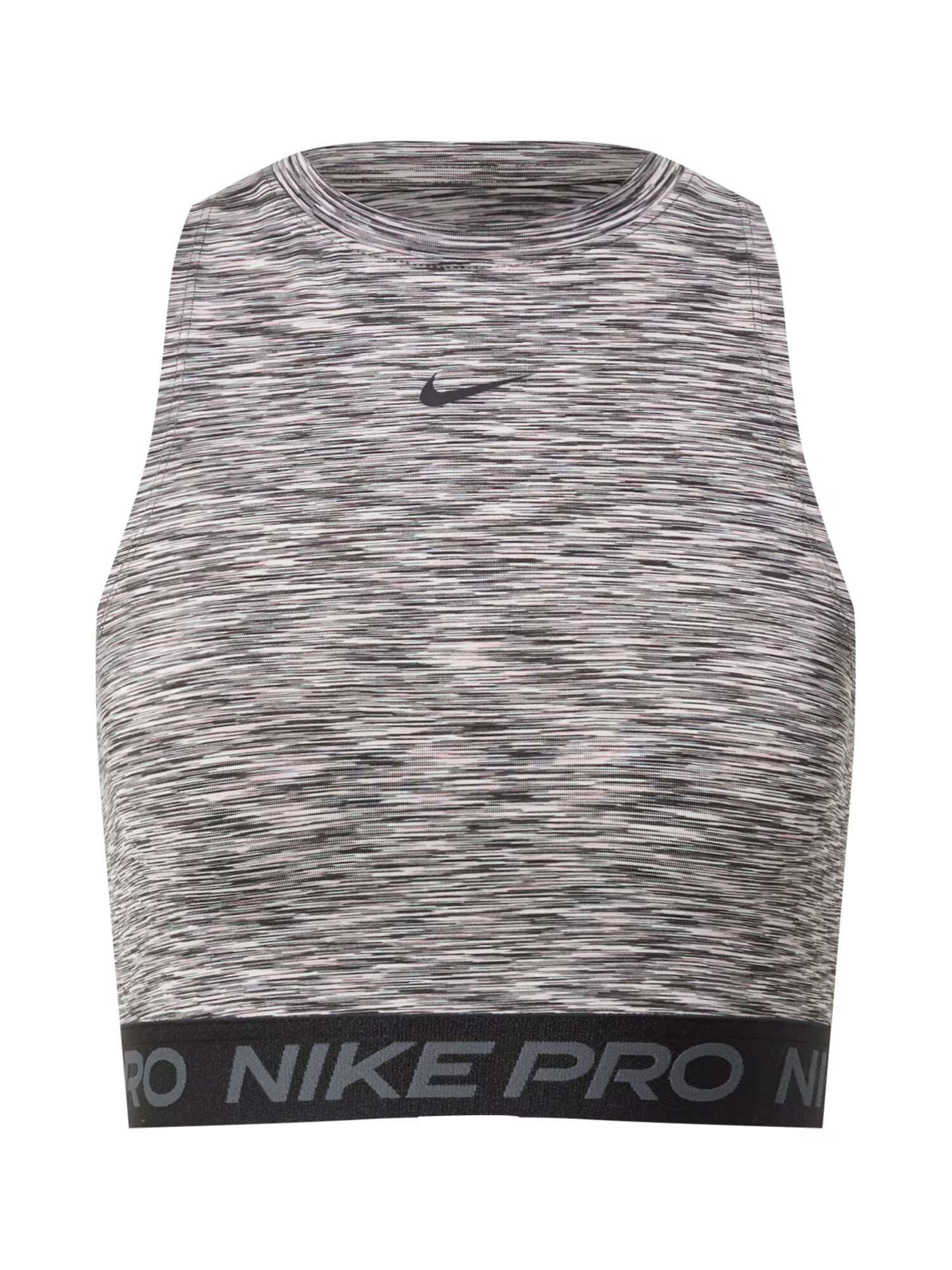 NIKE Športový top kamenná / čierna / biela melírovaná - Pepit.sk