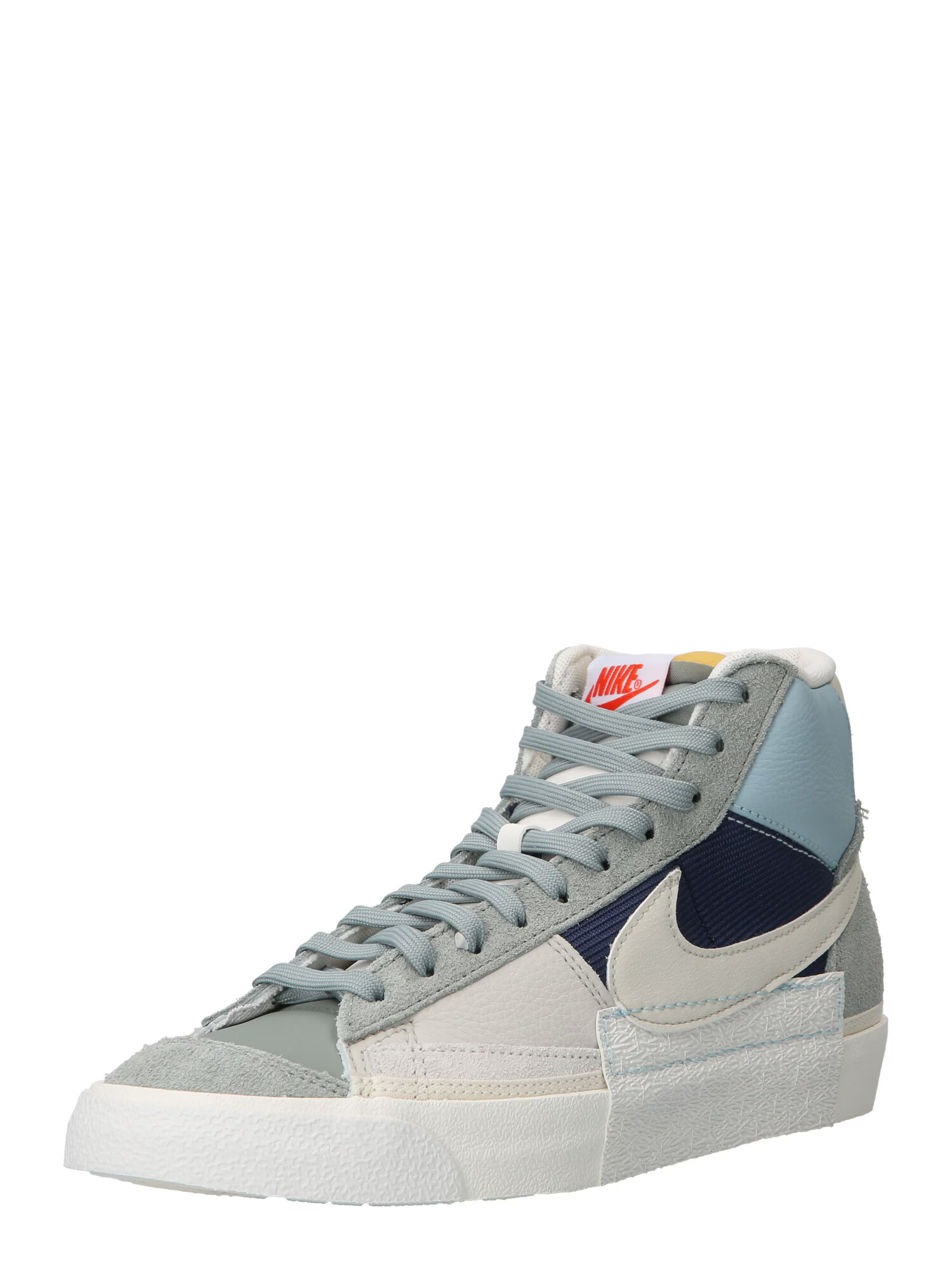 Nike Sportswear Členkové tenisky 'BLAZER MID PRO CLUB' béžová / námornícka modrá / svetlomodrá / mätová - Pepit.sk