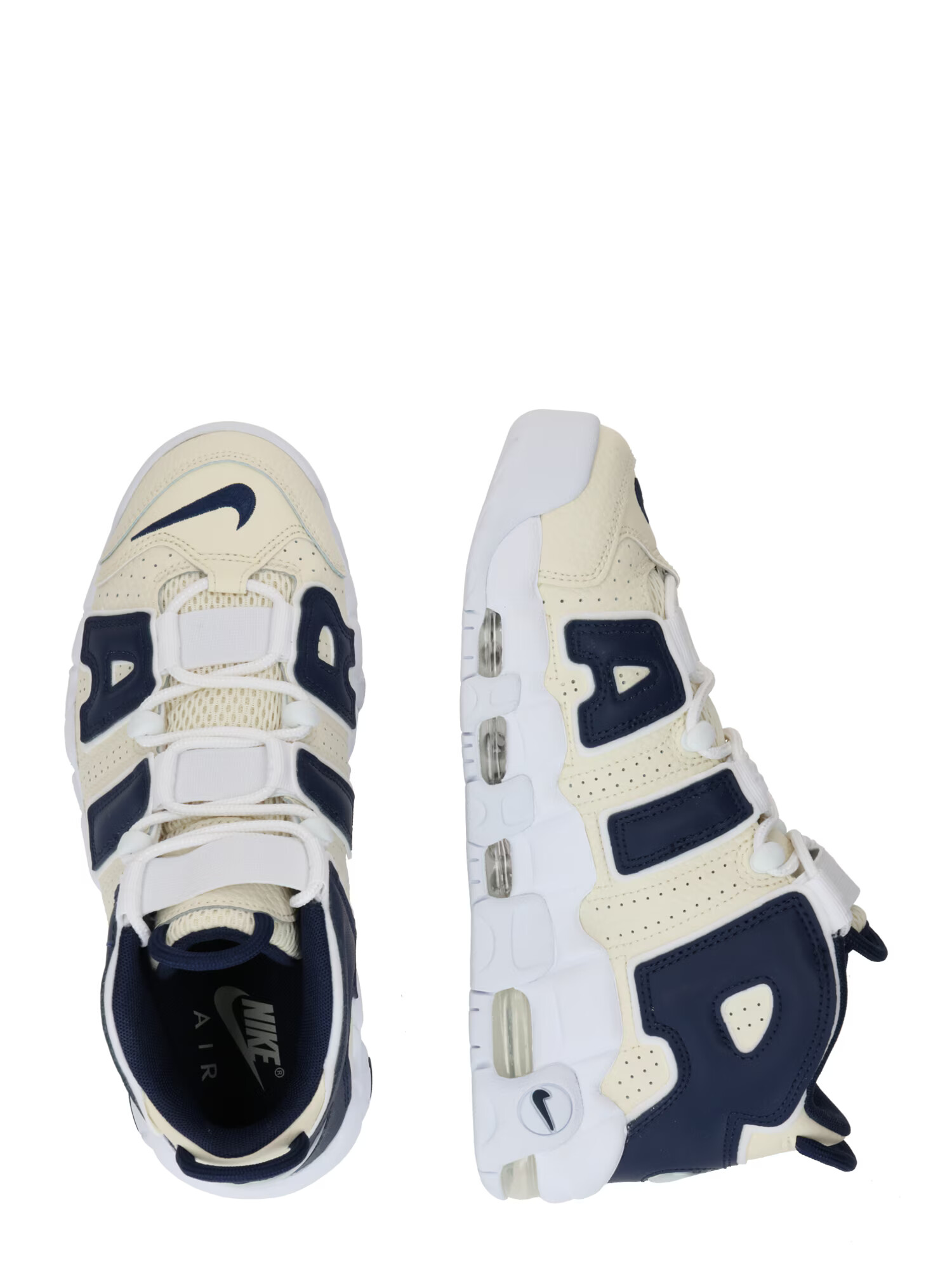 Nike Sportswear Členkové tenisky 'Air More Uptempo' tmavomodrá / biela / biela ako vlna - Pepit.sk