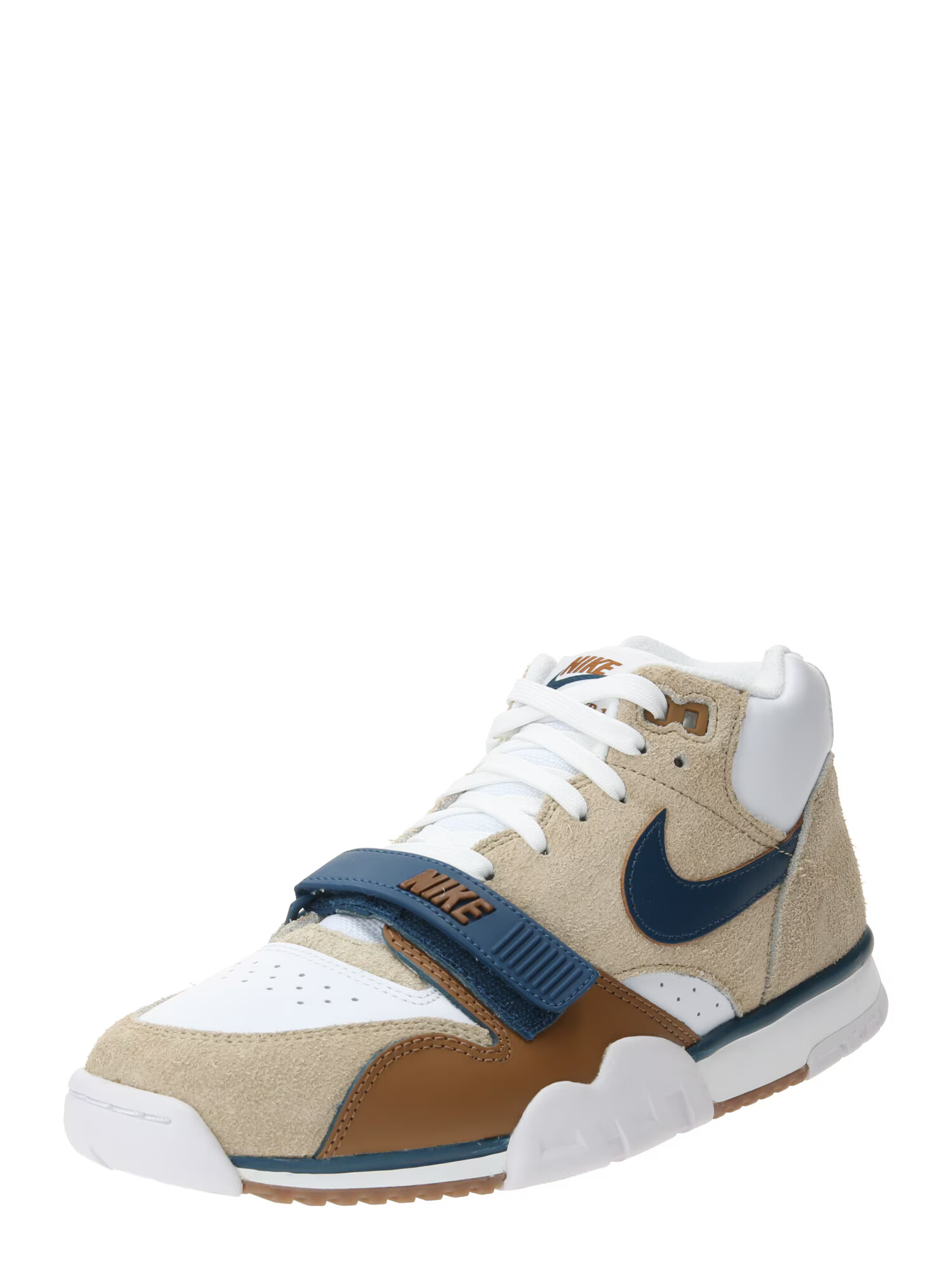 Nike Sportswear Členkové tenisky 'Air Trainer 1' modrá / hnedá / karamelová / biela - Pepit.sk