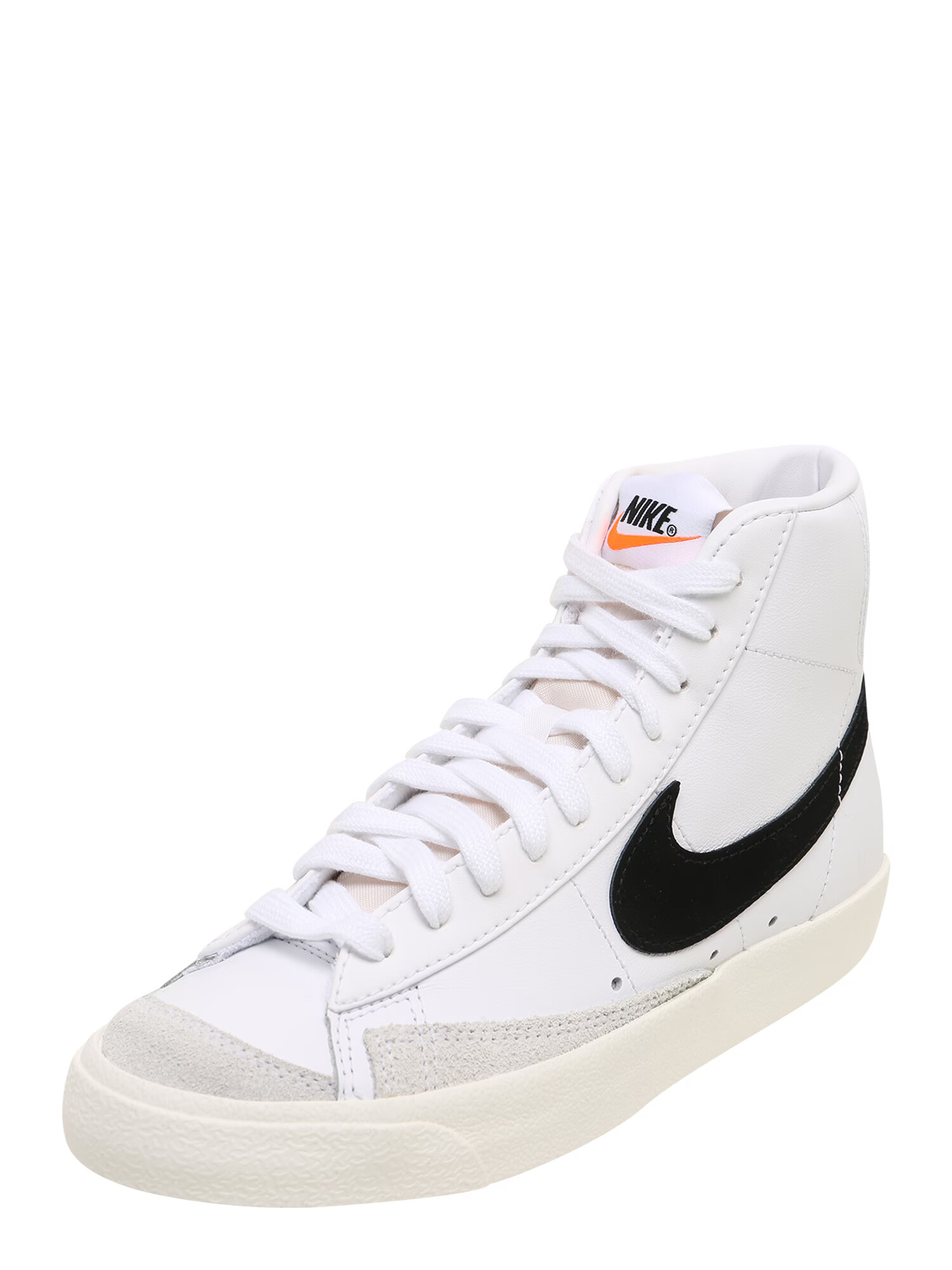 Nike Sportswear Členkové tenisky 'Blazer Mid 77' béžová / oranžová / čierna / biela - Pepit.sk