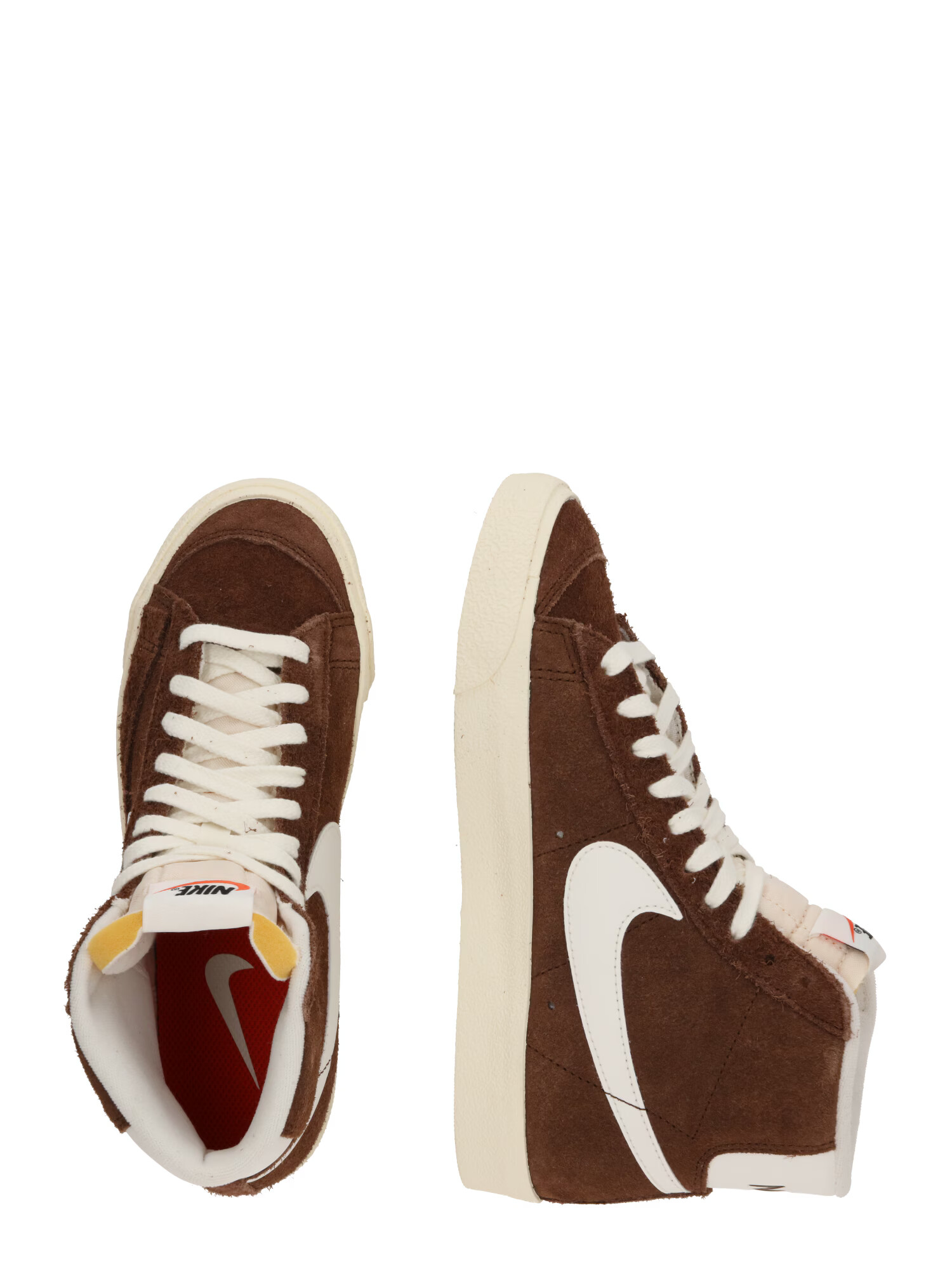 Nike Sportswear Členkové tenisky 'Blazer Mid '77 Vintage' hnedá / biela - Pepit.sk