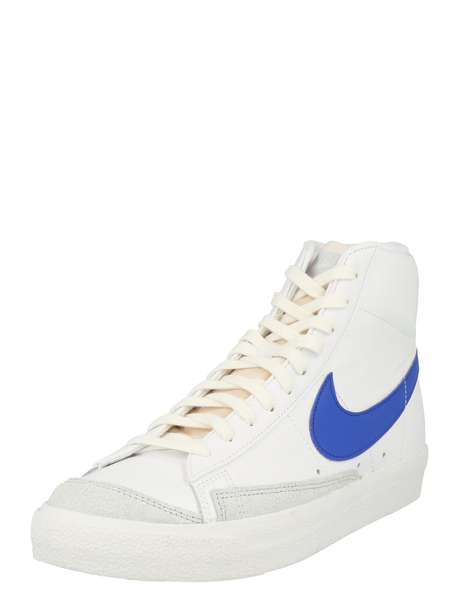 Nike Sportswear Členkové tenisky 'BLAZER MID 77 VNTG' nebesky modrá / svetlosivá / pastelovo oranžová / biela - Pepit.sk