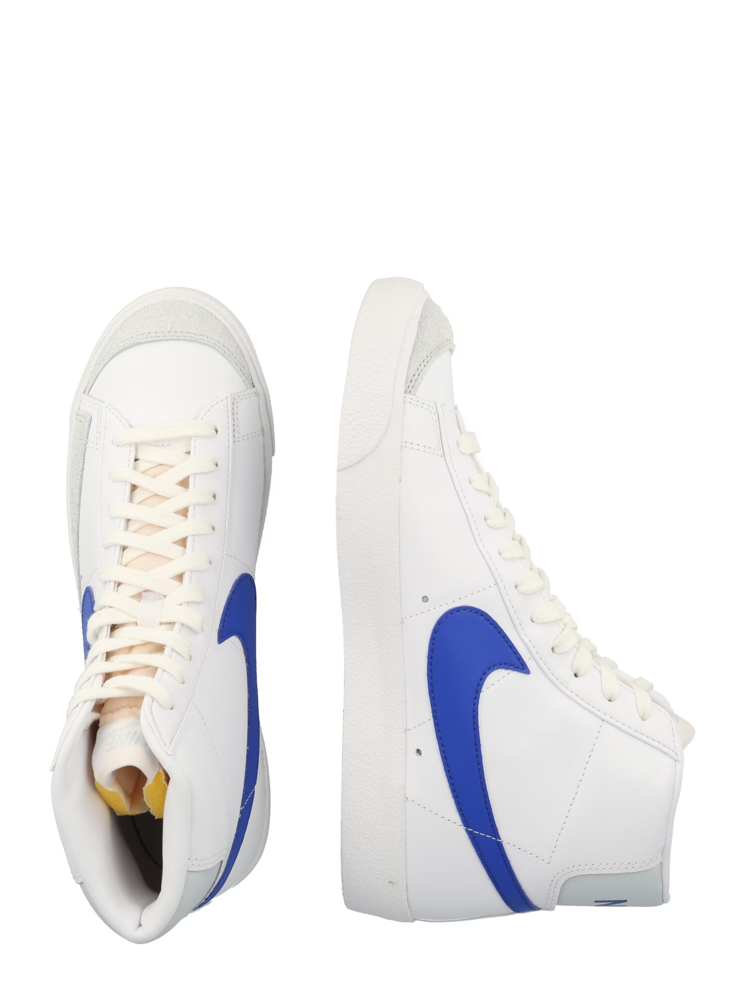 Nike Sportswear Členkové tenisky 'BLAZER MID 77 VNTG' nebesky modrá / svetlosivá / pastelovo oranžová / biela - Pepit.sk