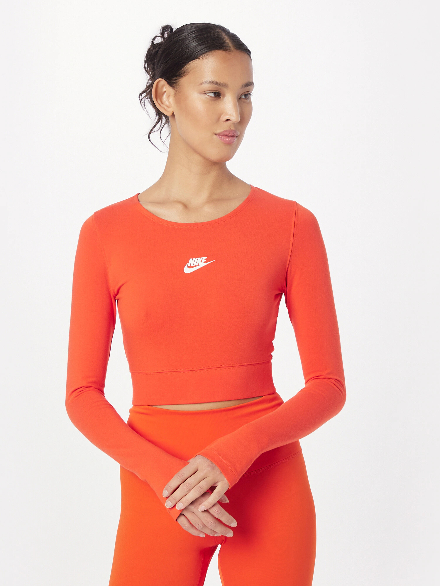 Nike Sportswear Tričko 'Emea' oranžová / biela - Pepit.sk