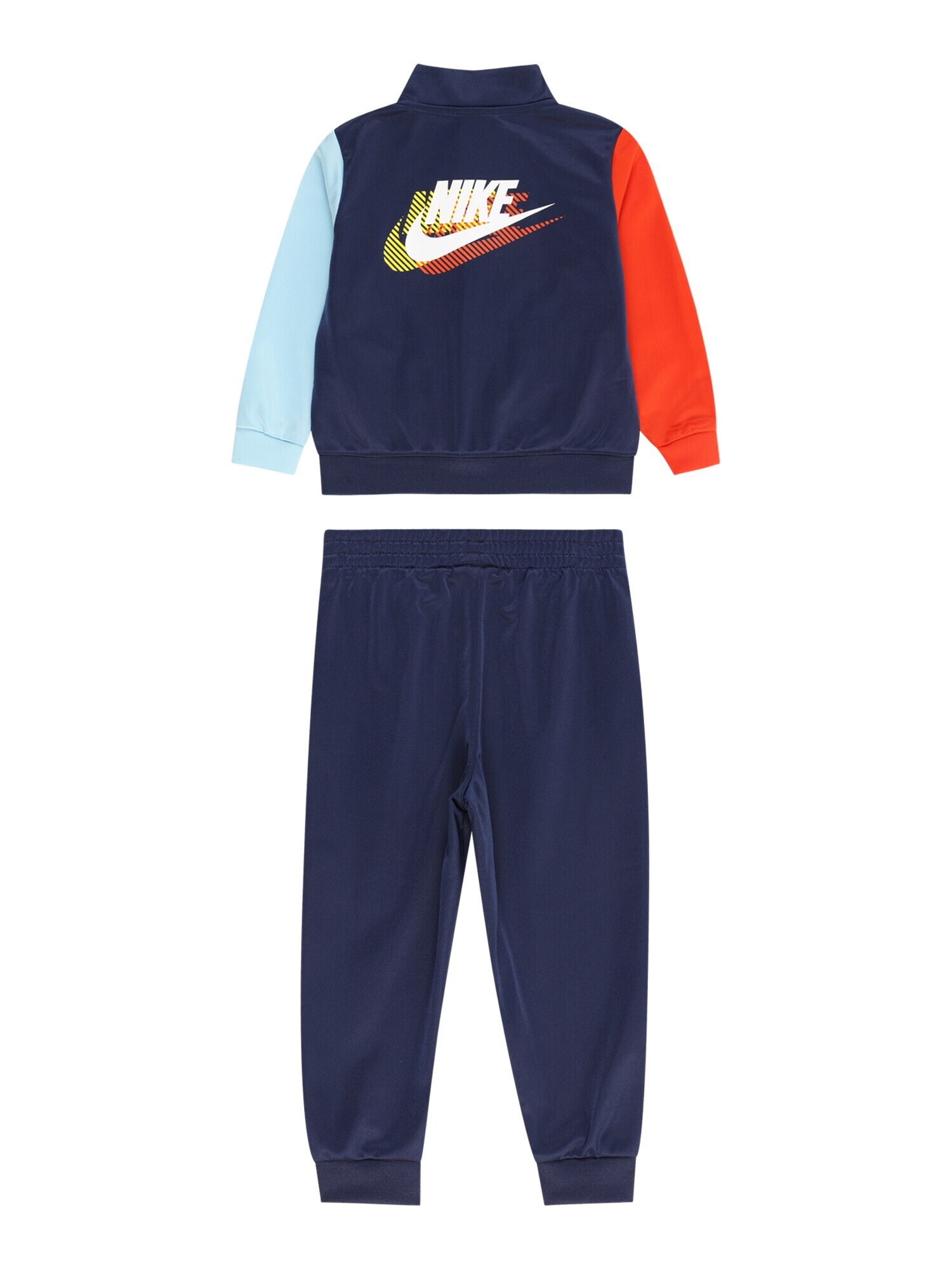 Nike Sportswear Joggingová súprava 'ACTIVE JOY' námornícka modrá / svetlomodrá / homárová / biela - Pepit.sk