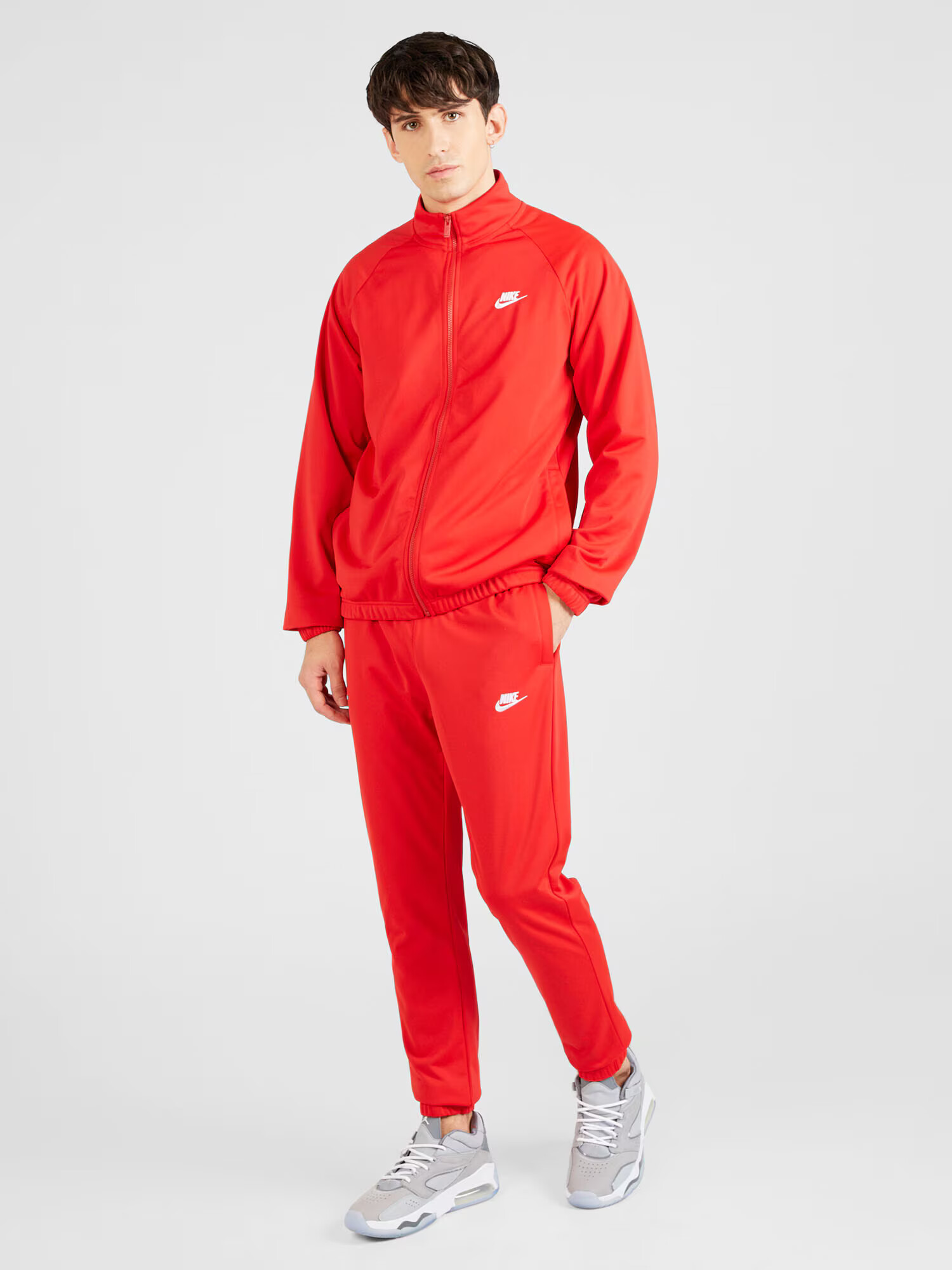 Nike Sportswear Joggingová súprava červená / biela - Pepit.sk