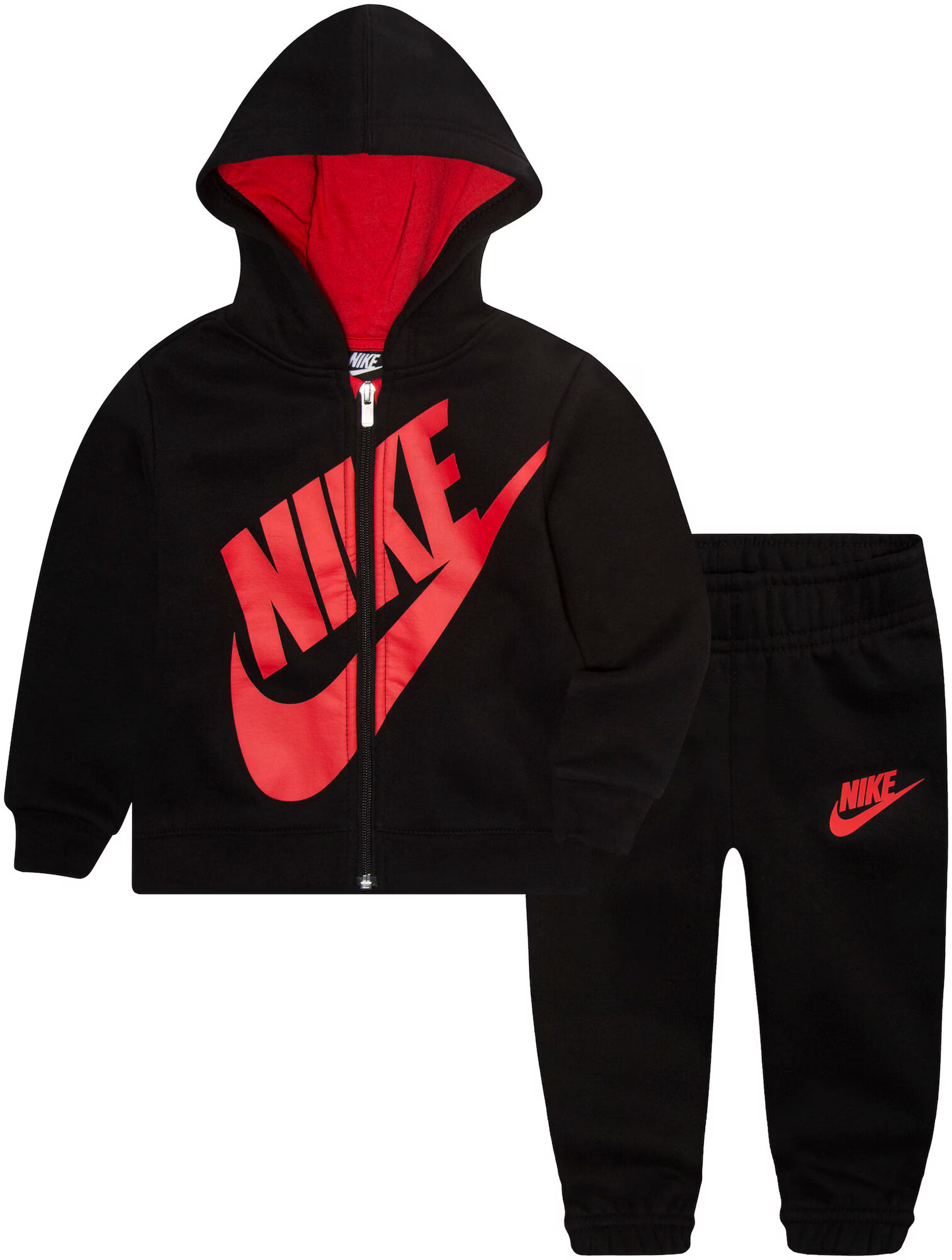 Nike Sportswear Joggingová súprava červená / čierna - Pepit.sk