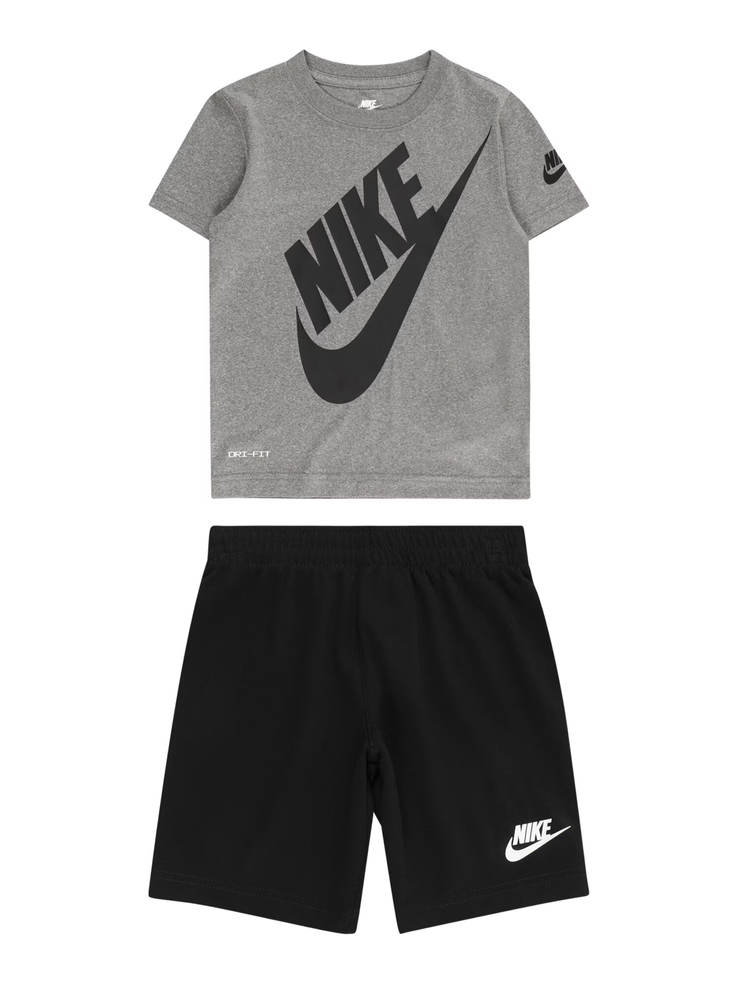 Nike Sportswear Joggingová súprava 'FUTURA' sivá melírovaná / čierna / biela - Pepit.sk