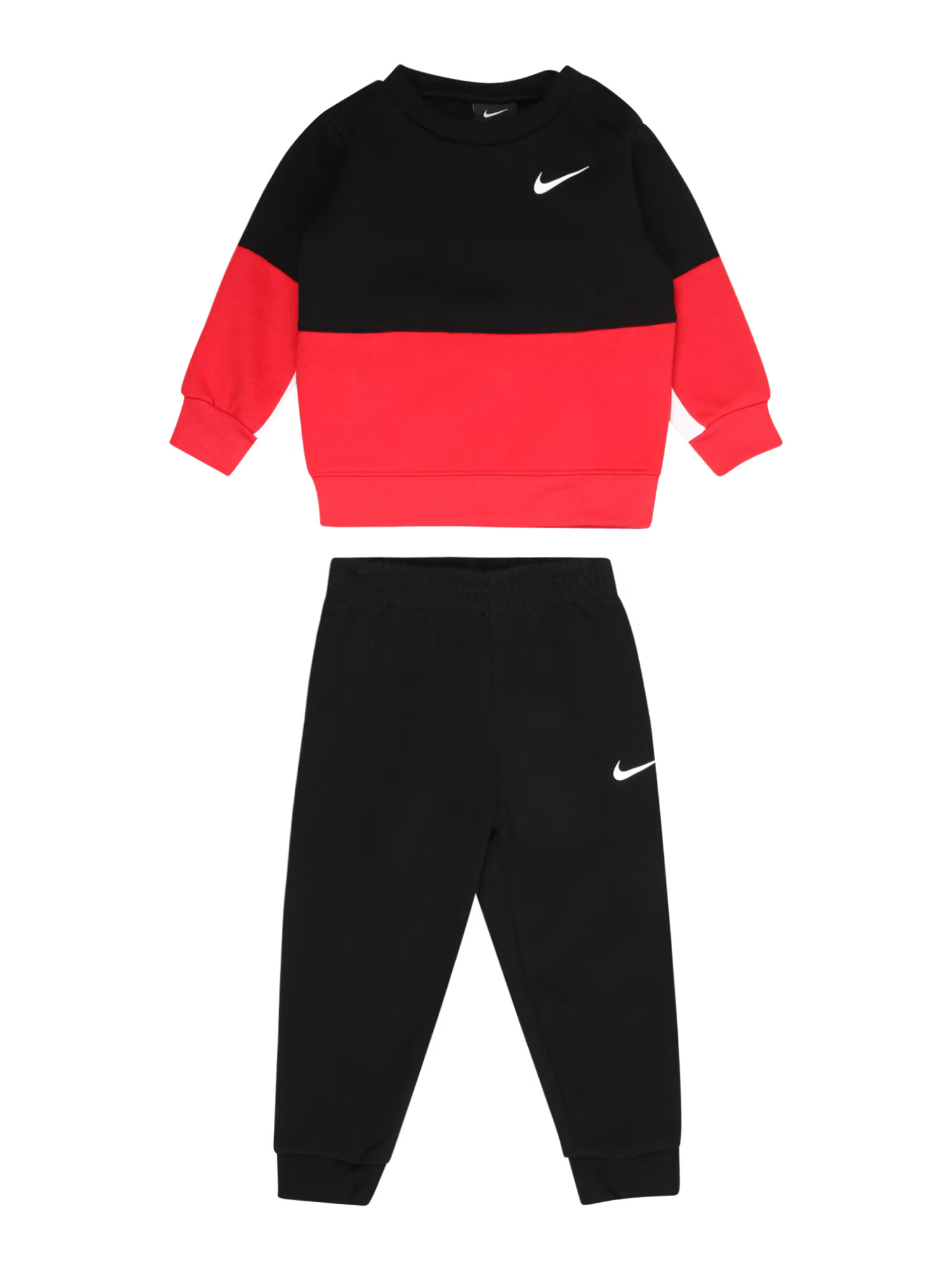 Nike Sportswear Joggingová súprava 'ROOKIE' červená / čierna / biela - Pepit.sk