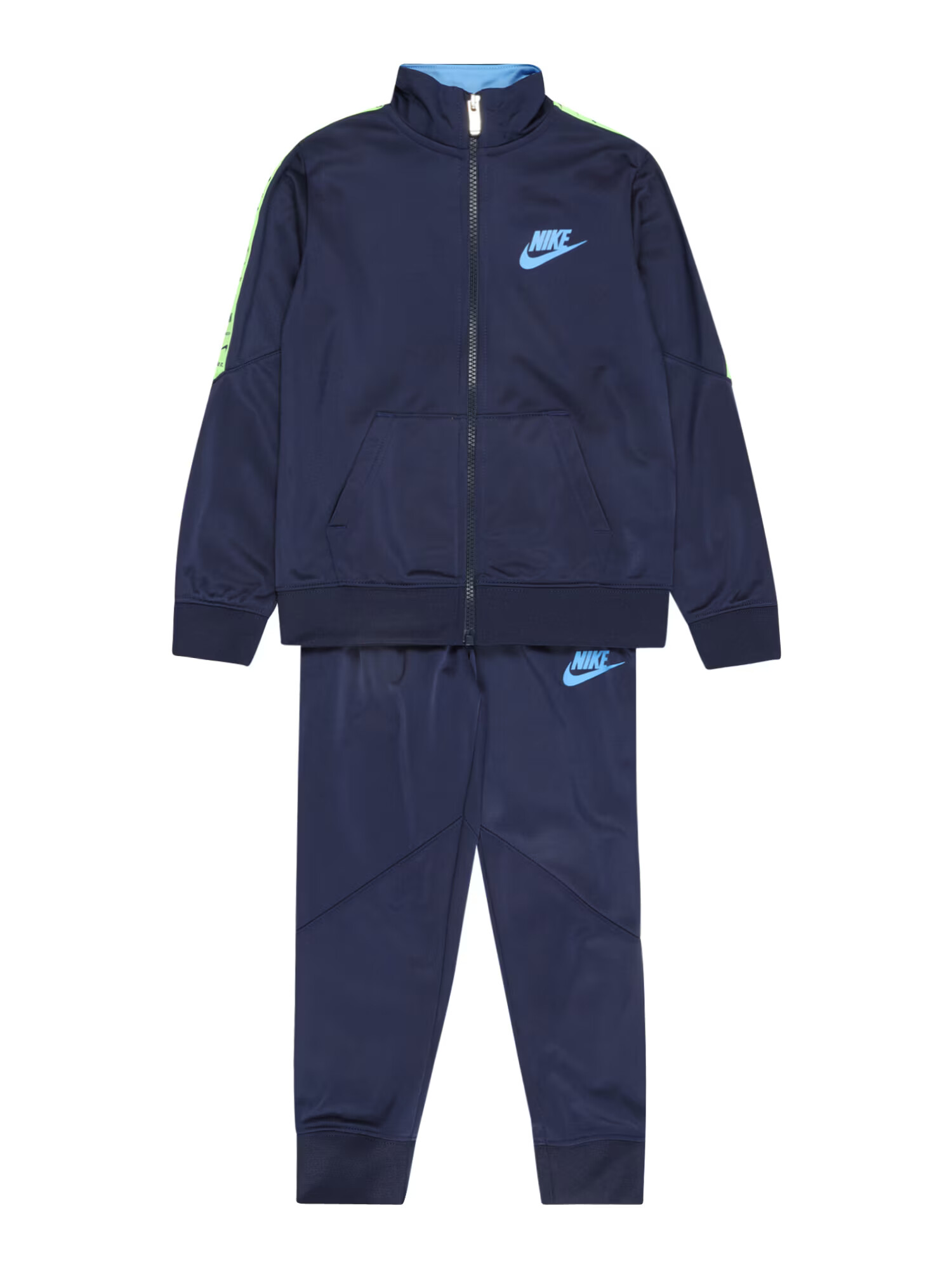 Nike Sportswear Joggingová súprava svetlomodrá / tmavomodrá / svetlozelená - Pepit.sk