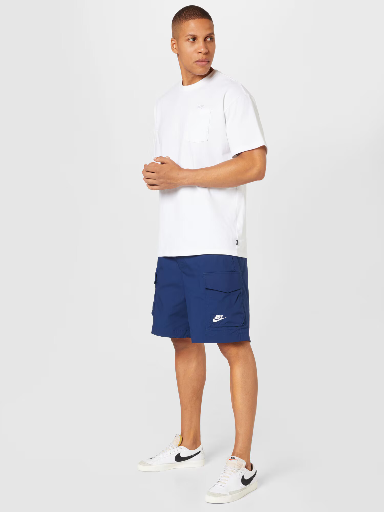 Nike Sportswear Kapsáče námornícka modrá / biela - Pepit.sk