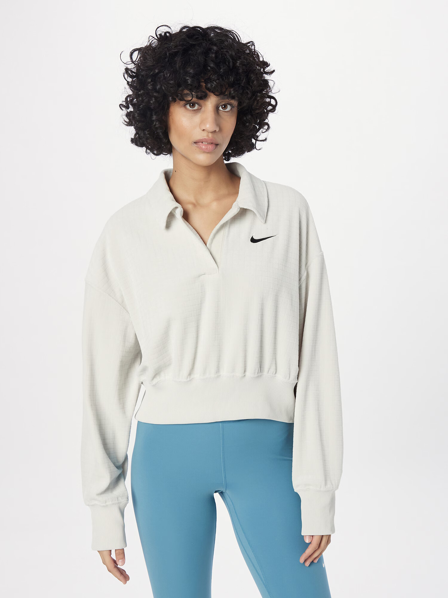 Nike Sportswear Mikina béžová / čierna - Pepit.sk