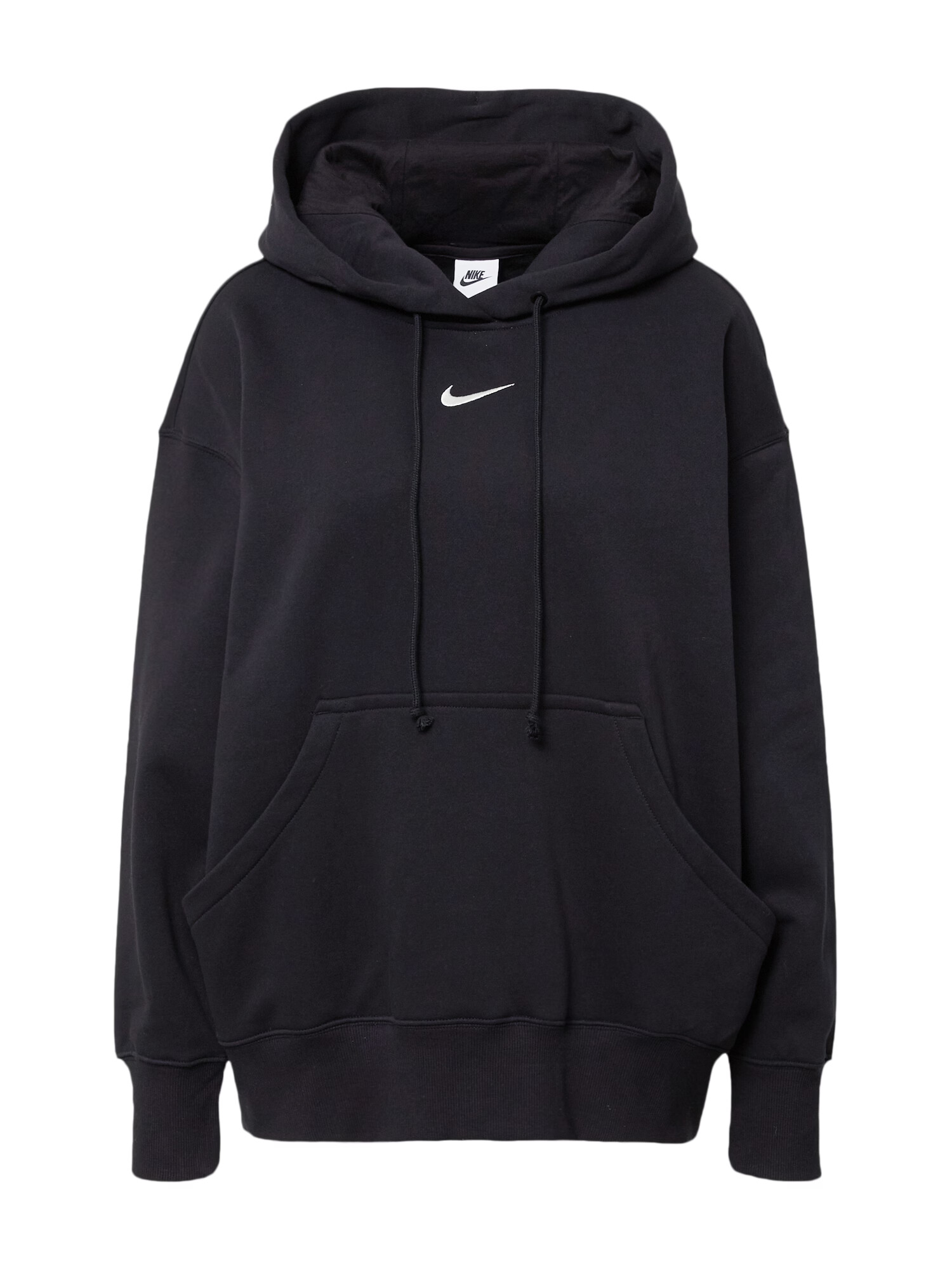 Nike Sportswear Mikina 'Phoenix Fleece' čierna / biela - Pepit.sk