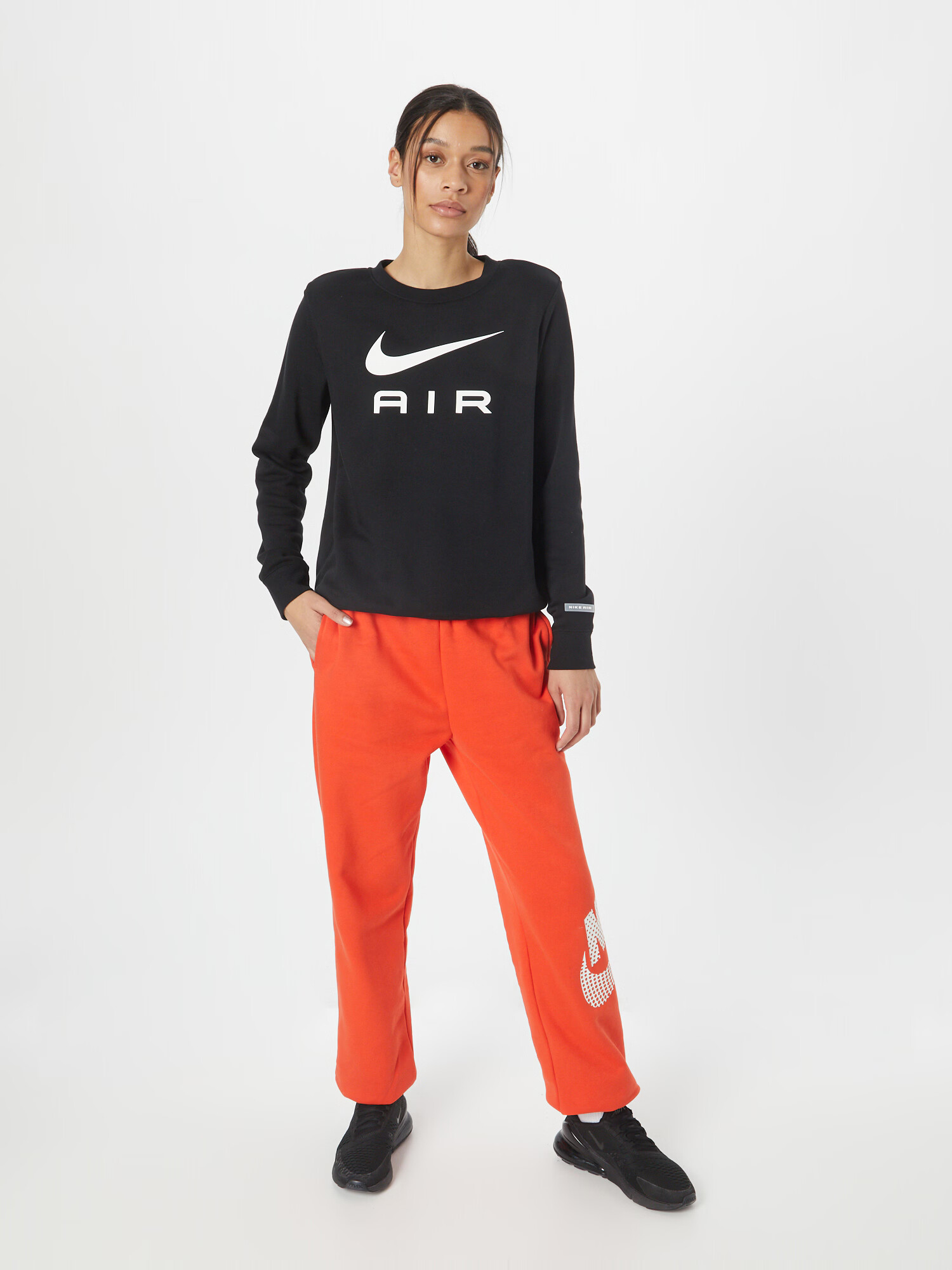 Nike Sportswear Mikina čierna / biela - Pepit.sk