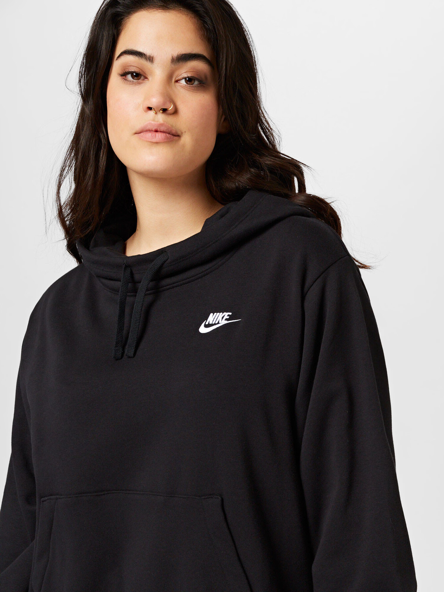 Nike Sportswear Športová mikina čierna / biela - Pepit.sk