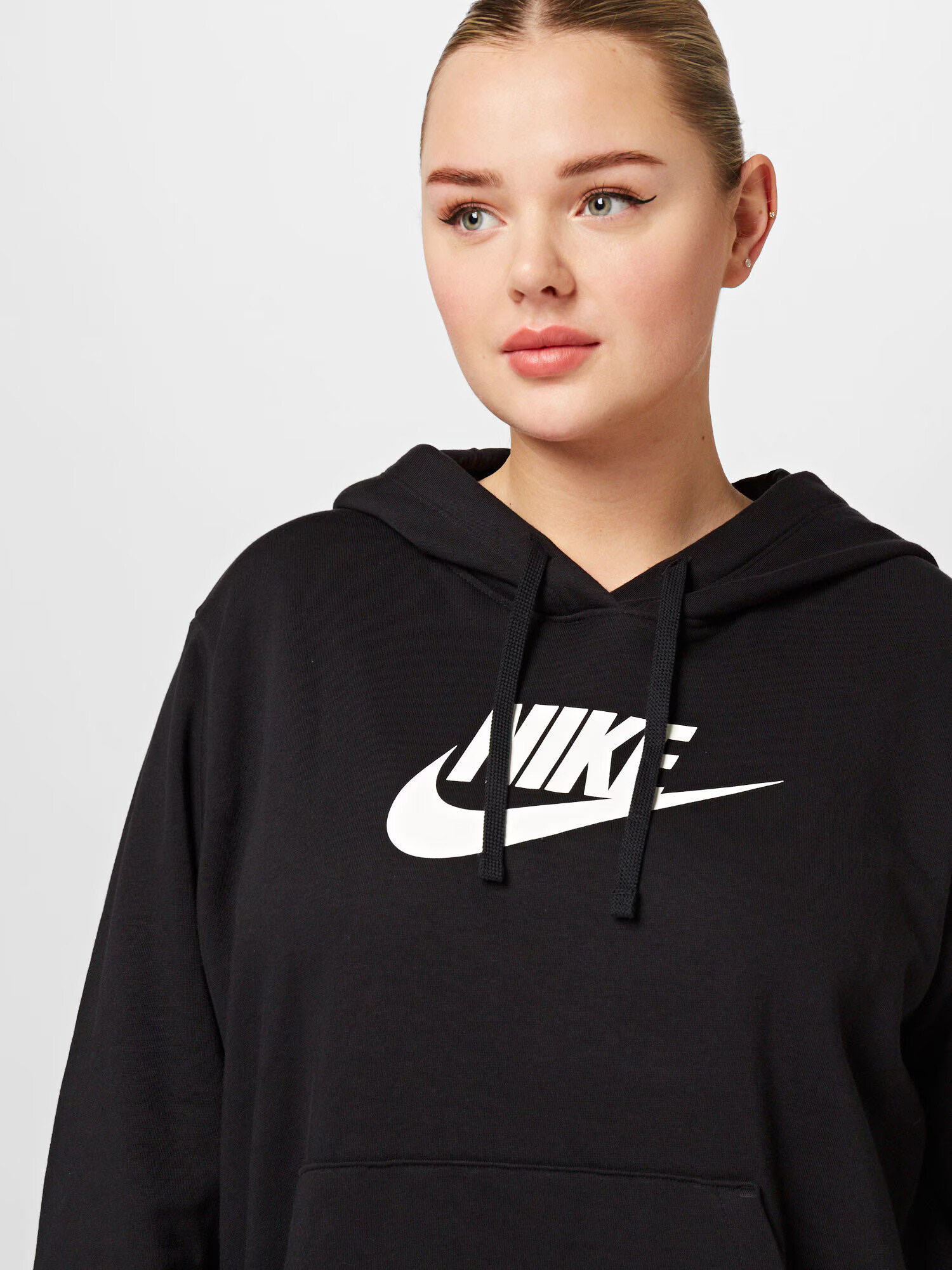 Nike Sportswear Športová mikina čierna / biela - Pepit.sk