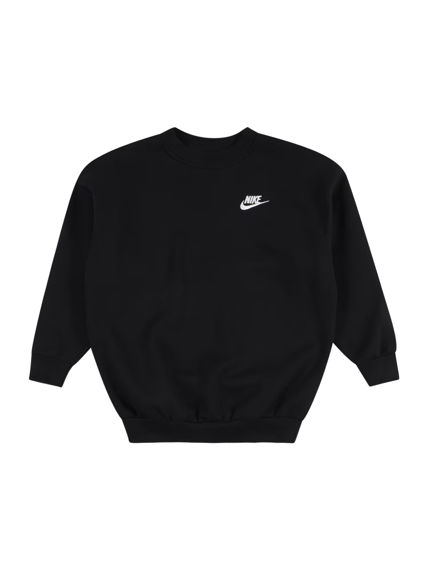 Nike Sportswear Mikina 'Club Fleece' čierna / biela - Pepit.sk